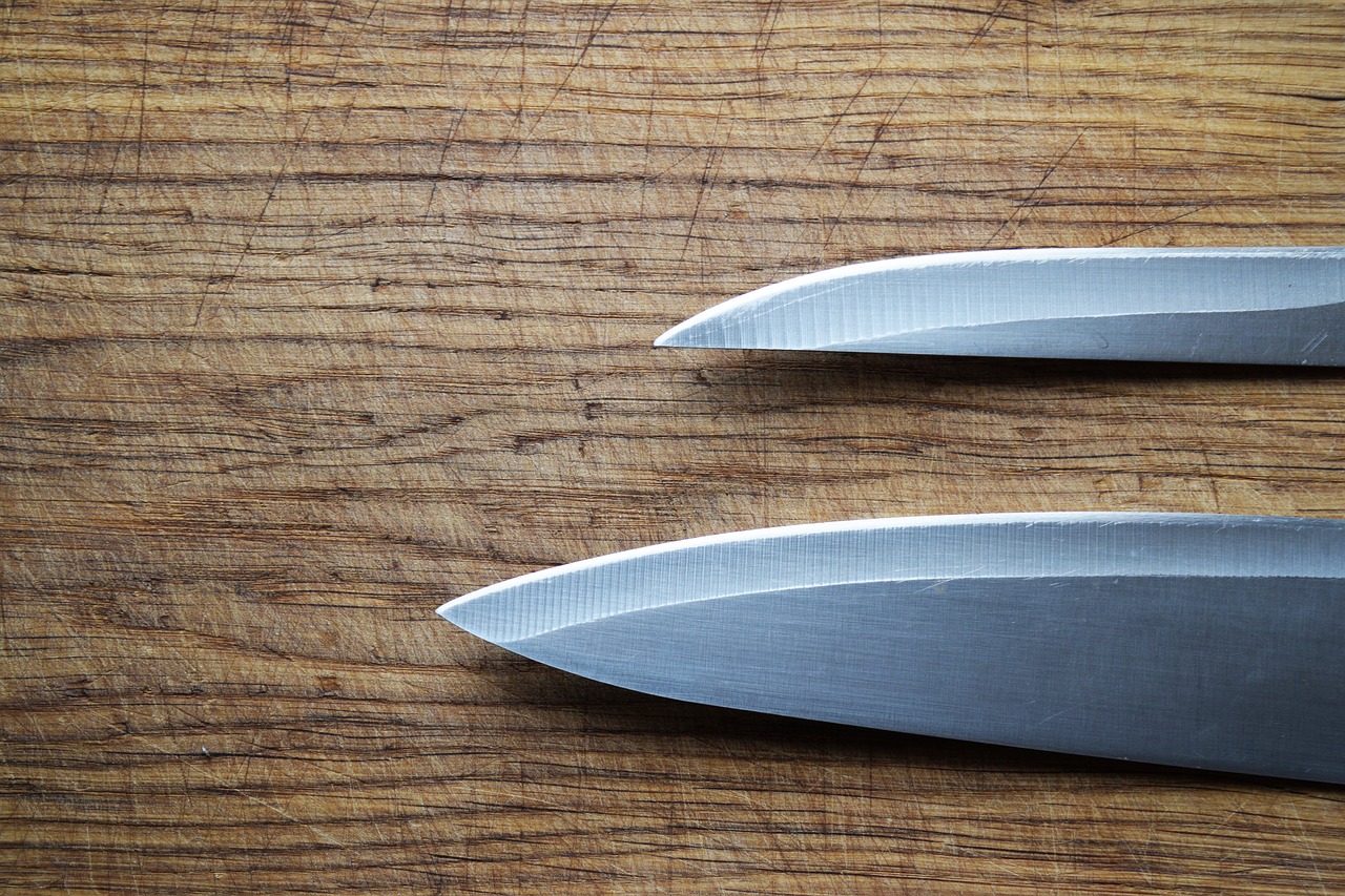 kitchen knife knives menu design free photo