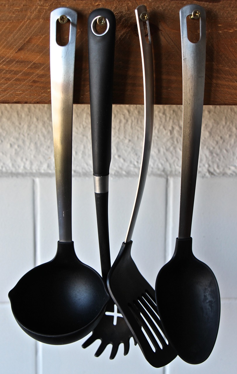 kitchen utensils kitchen wooden spoon free photo