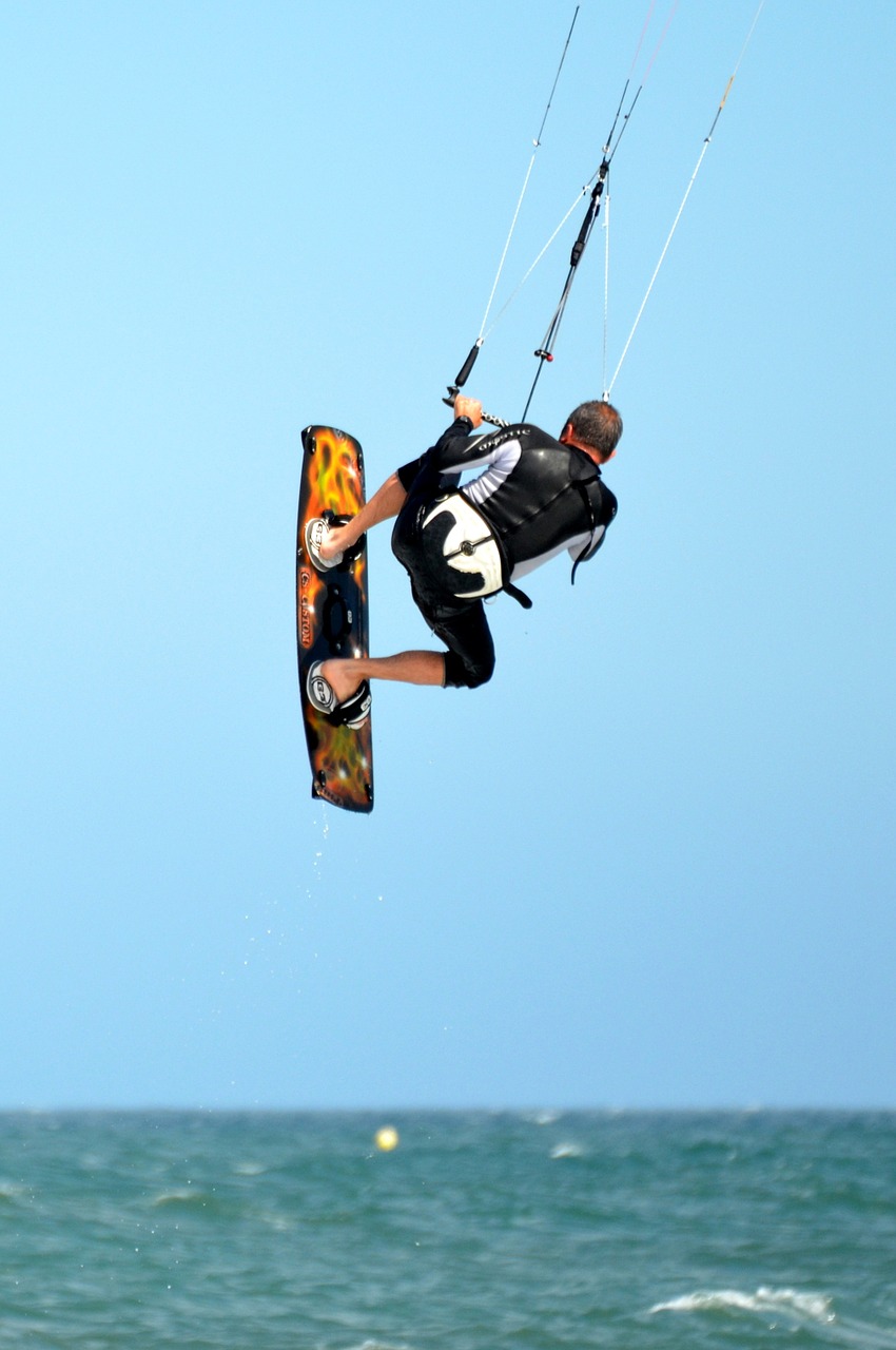 kite surf water sports free photo