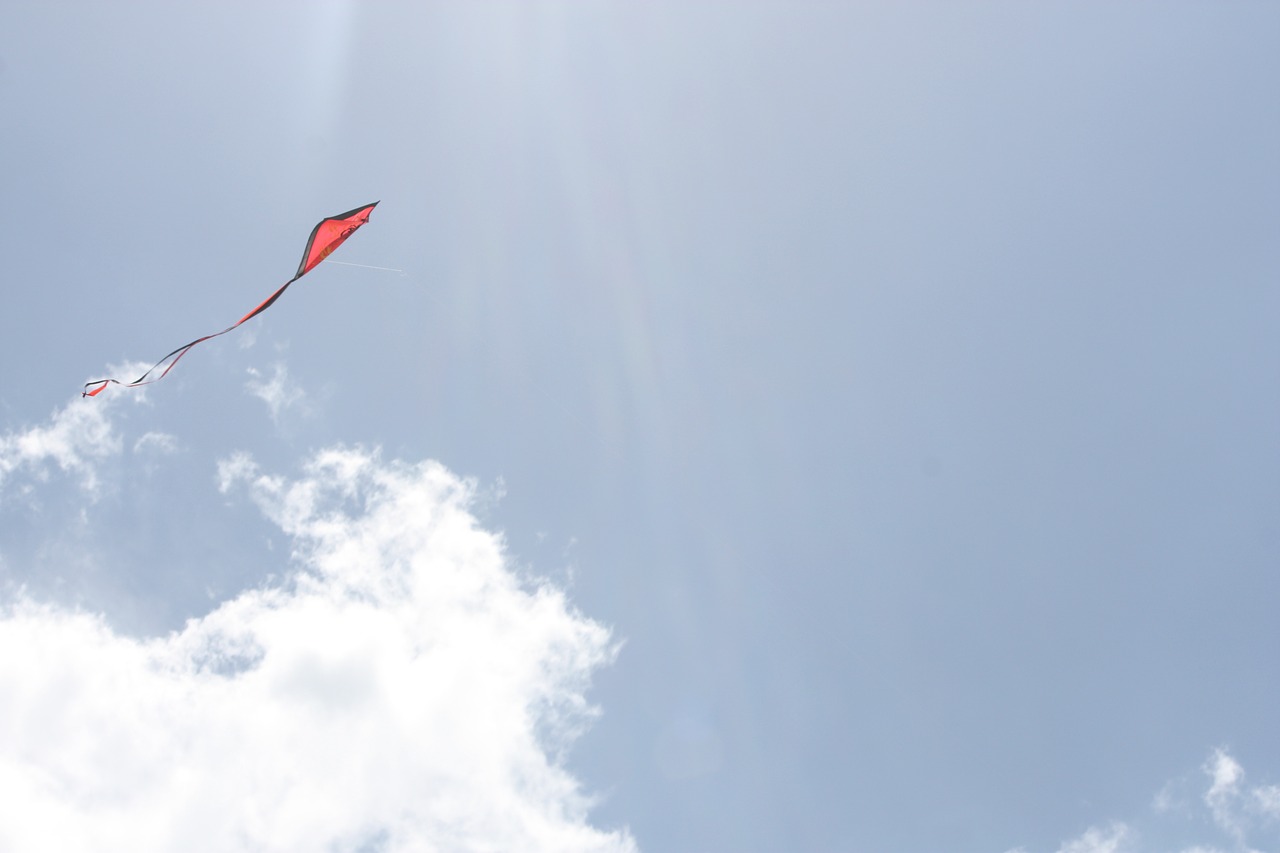 kite sky summer free photo