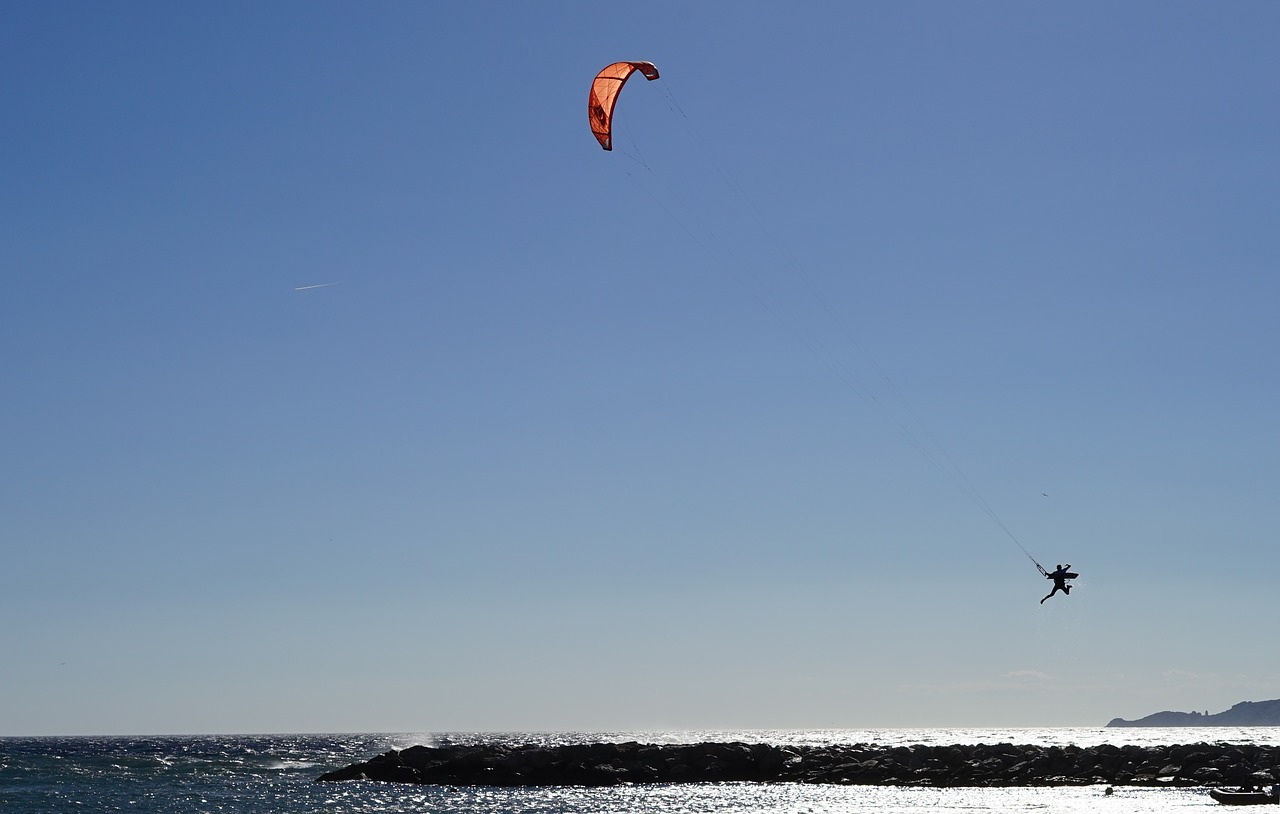 kite surfing surf water sports free photo