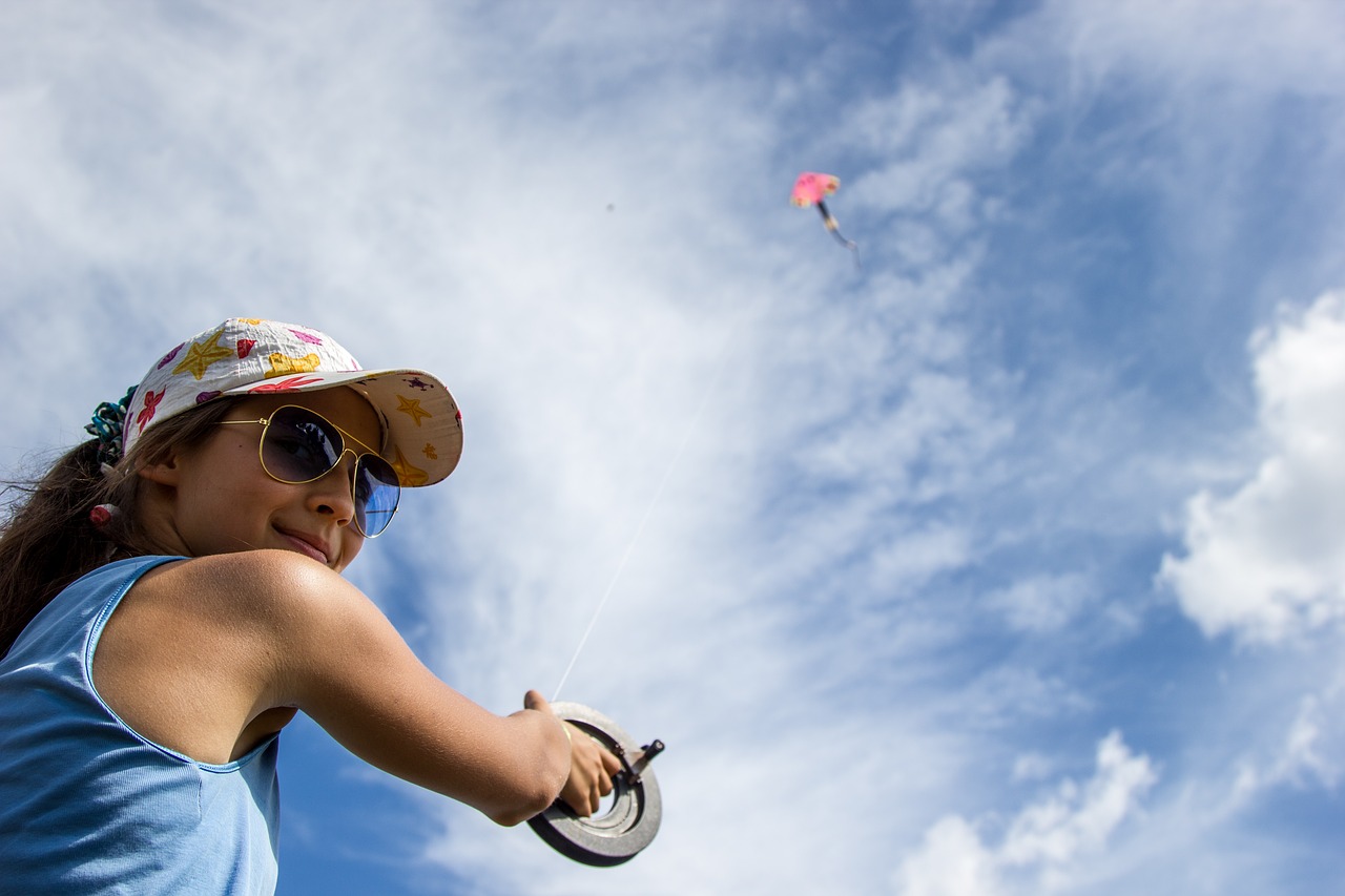 kite kids girl free photo