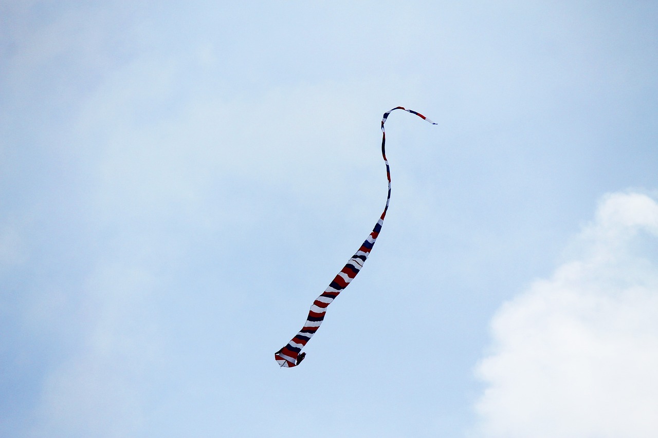 kite flying wind free photo