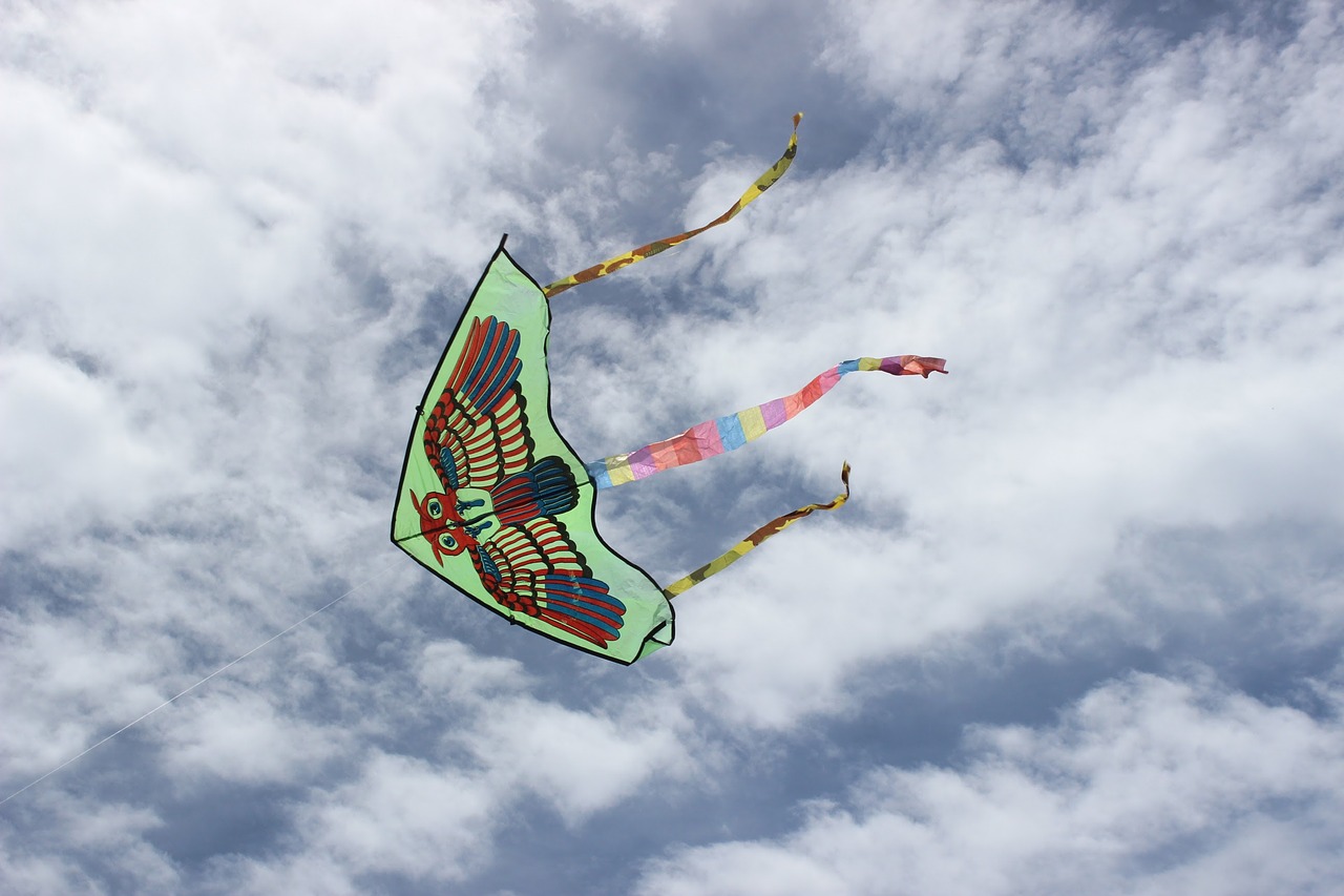 kite wind sky free photo