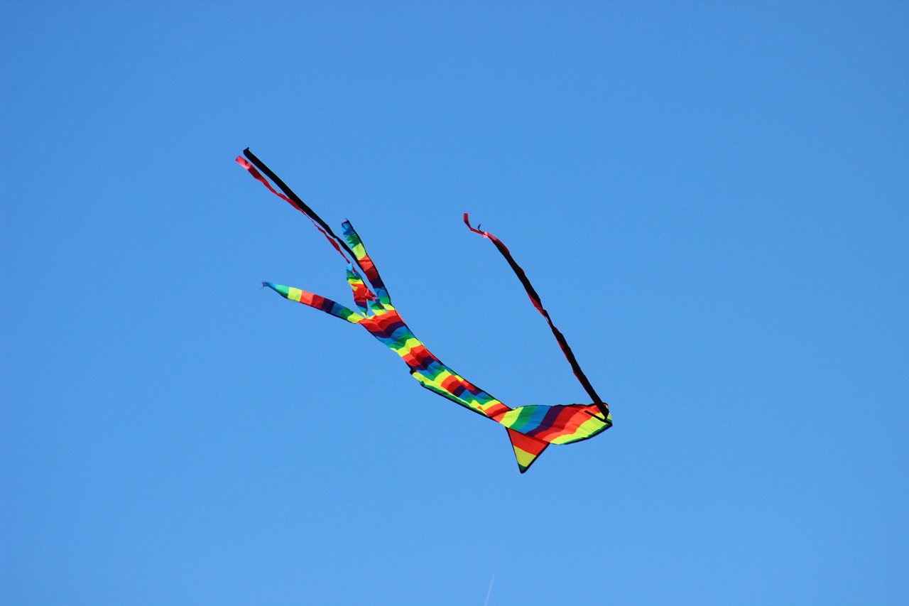 kite wind colors free photo