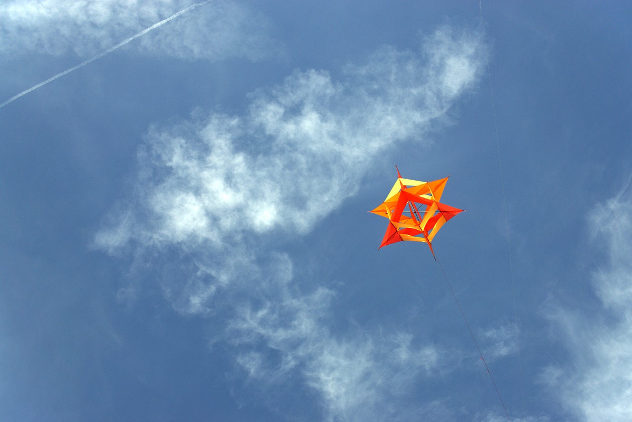kite  sky  wind free photo