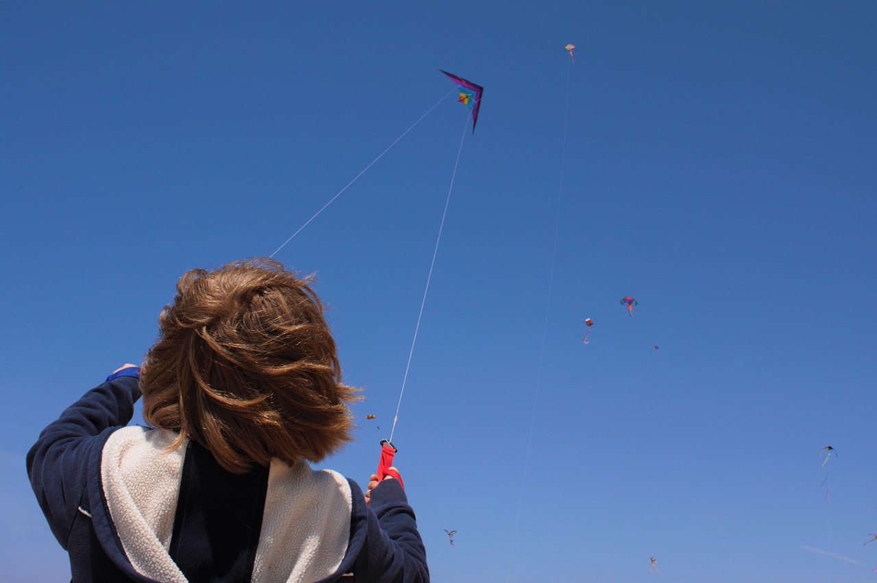 kite  child  summer free photo