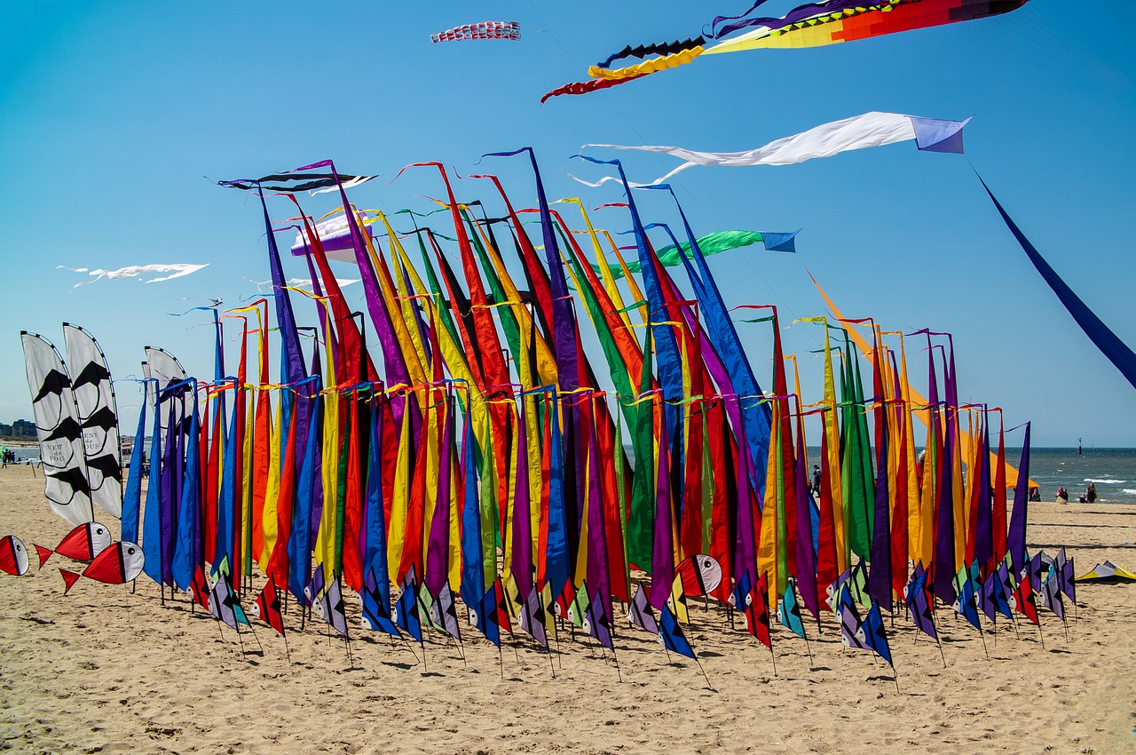 kite  beach  sky free photo