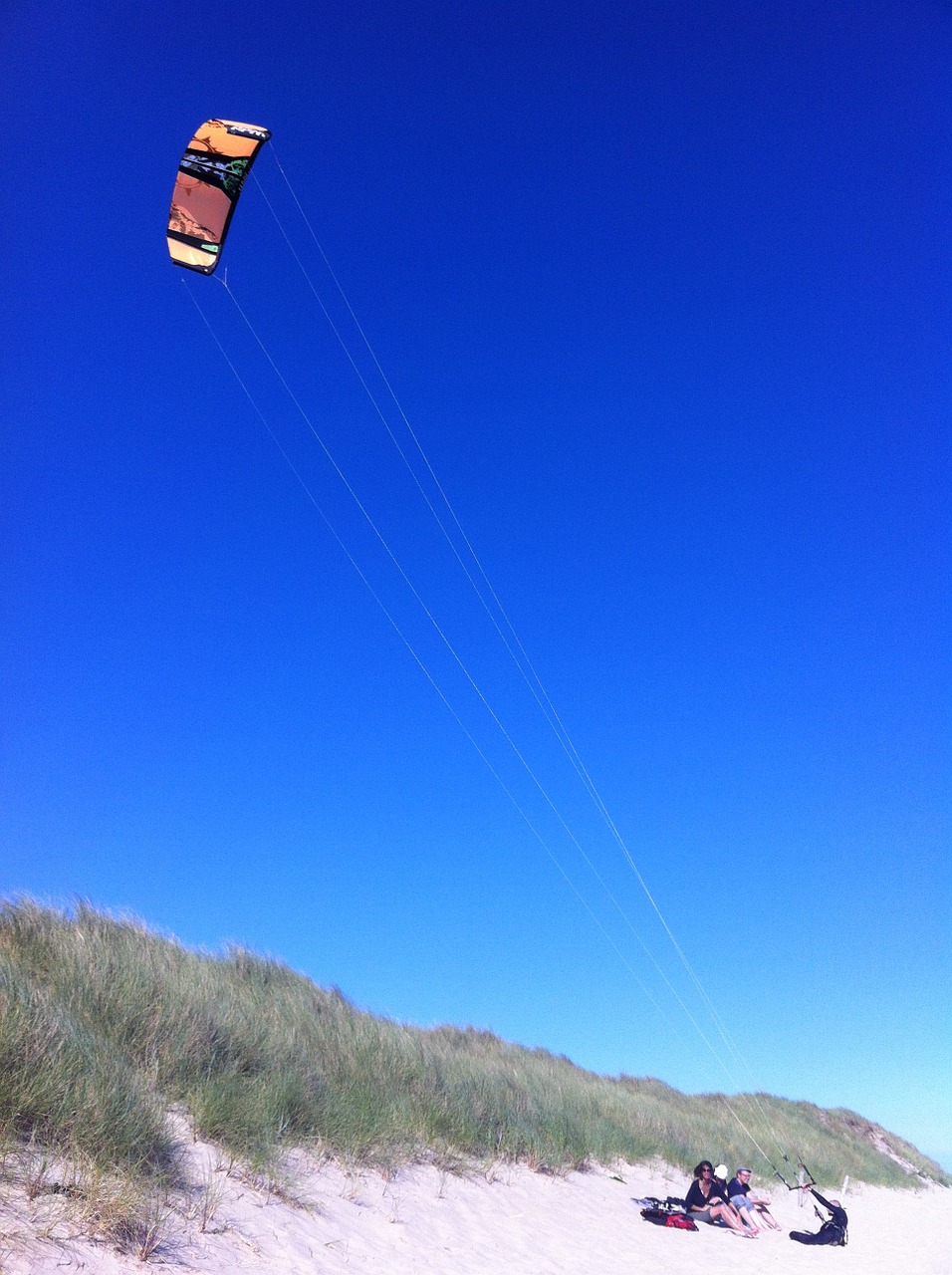 kite blue sky free photo