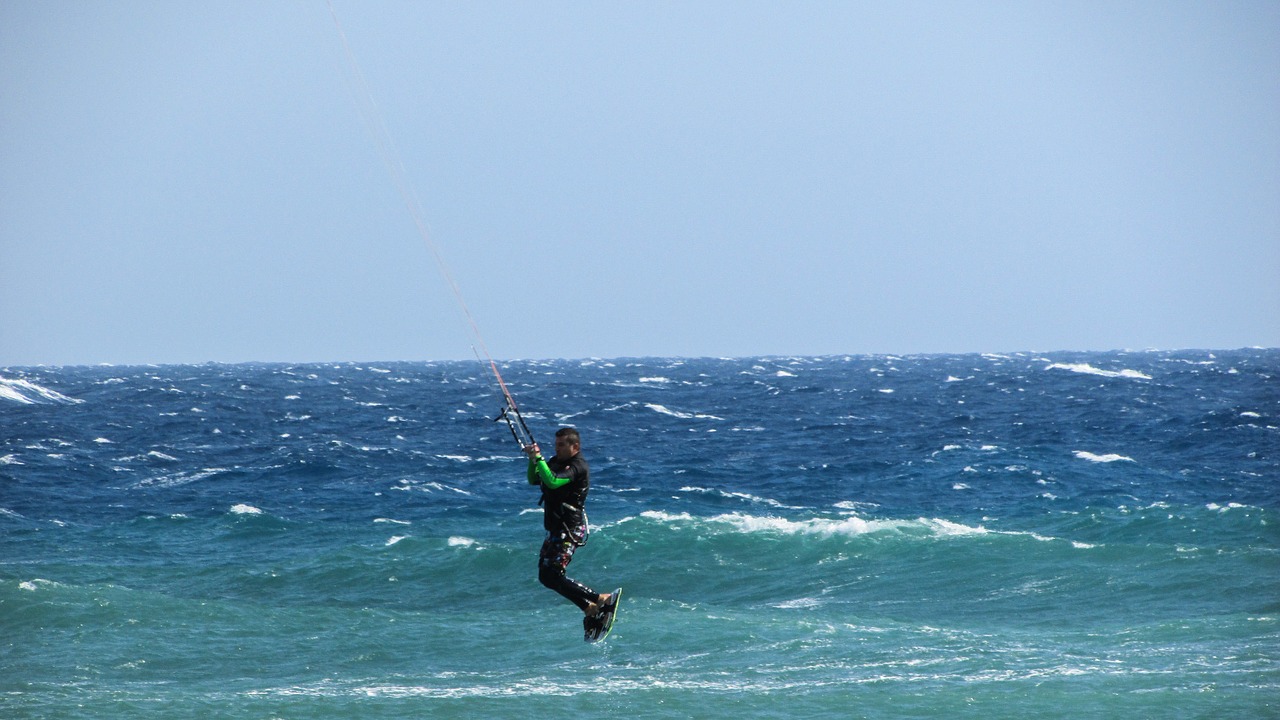 kite surf surfer surfing free photo