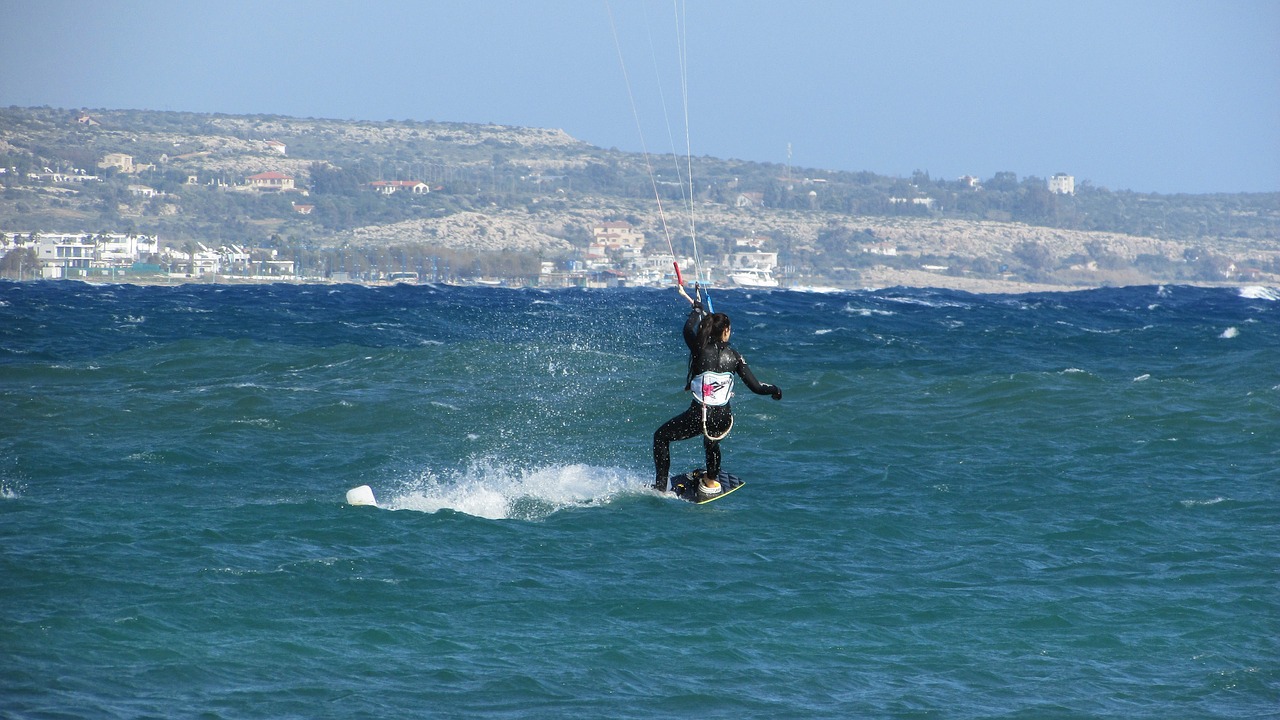 kite surf surfer surfing free photo