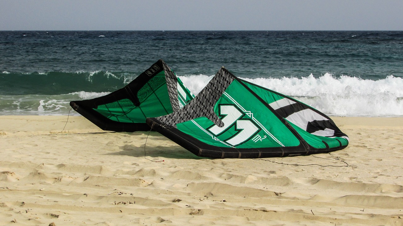 kite surf extreme sport free photo
