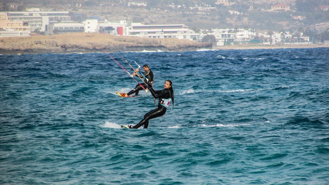 kite surf extreme sport free photo