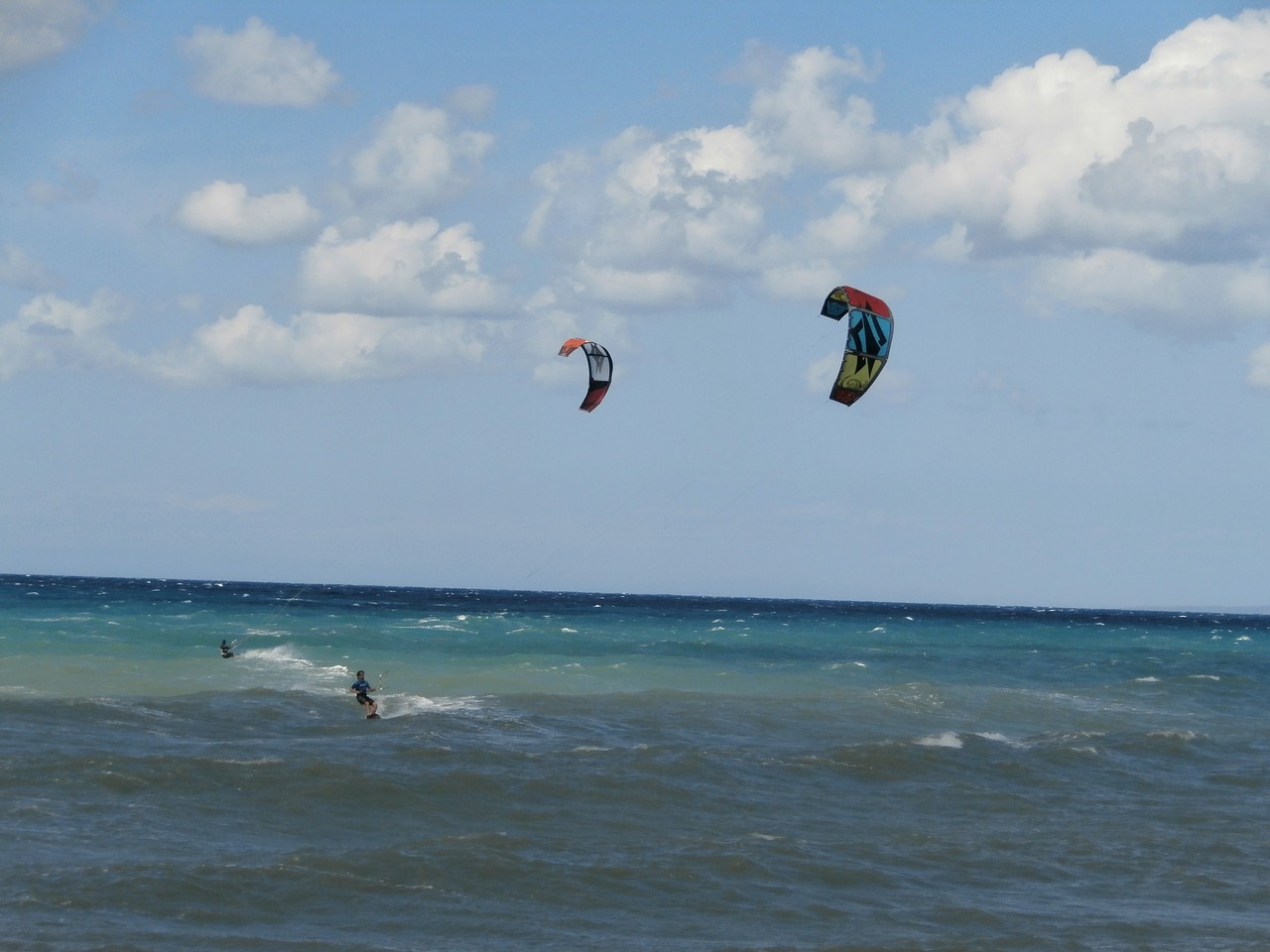 kite surf sea cyprus free photo
