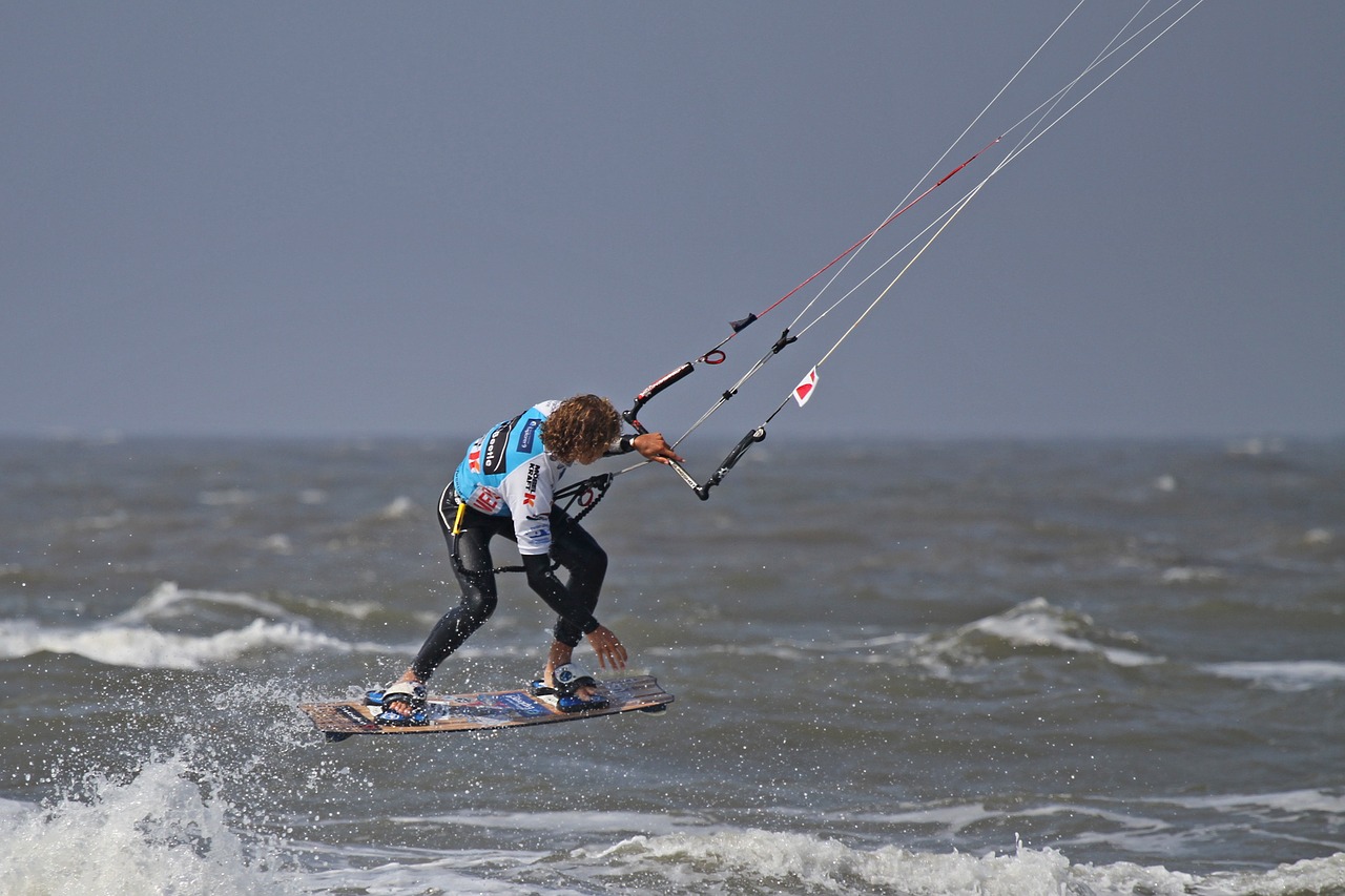 kite surfing st peter world natural heritage free photo