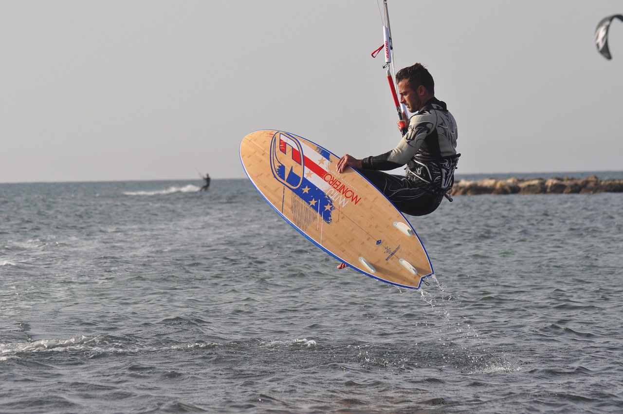 kiteboarding surf newera free photo