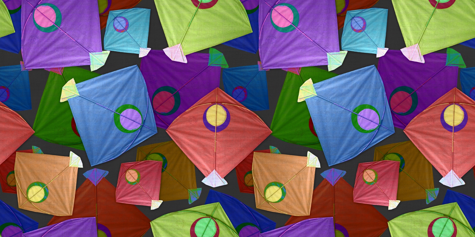 kites colors pattern free photo