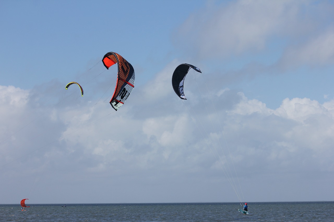 kitesurf kite wind free photo