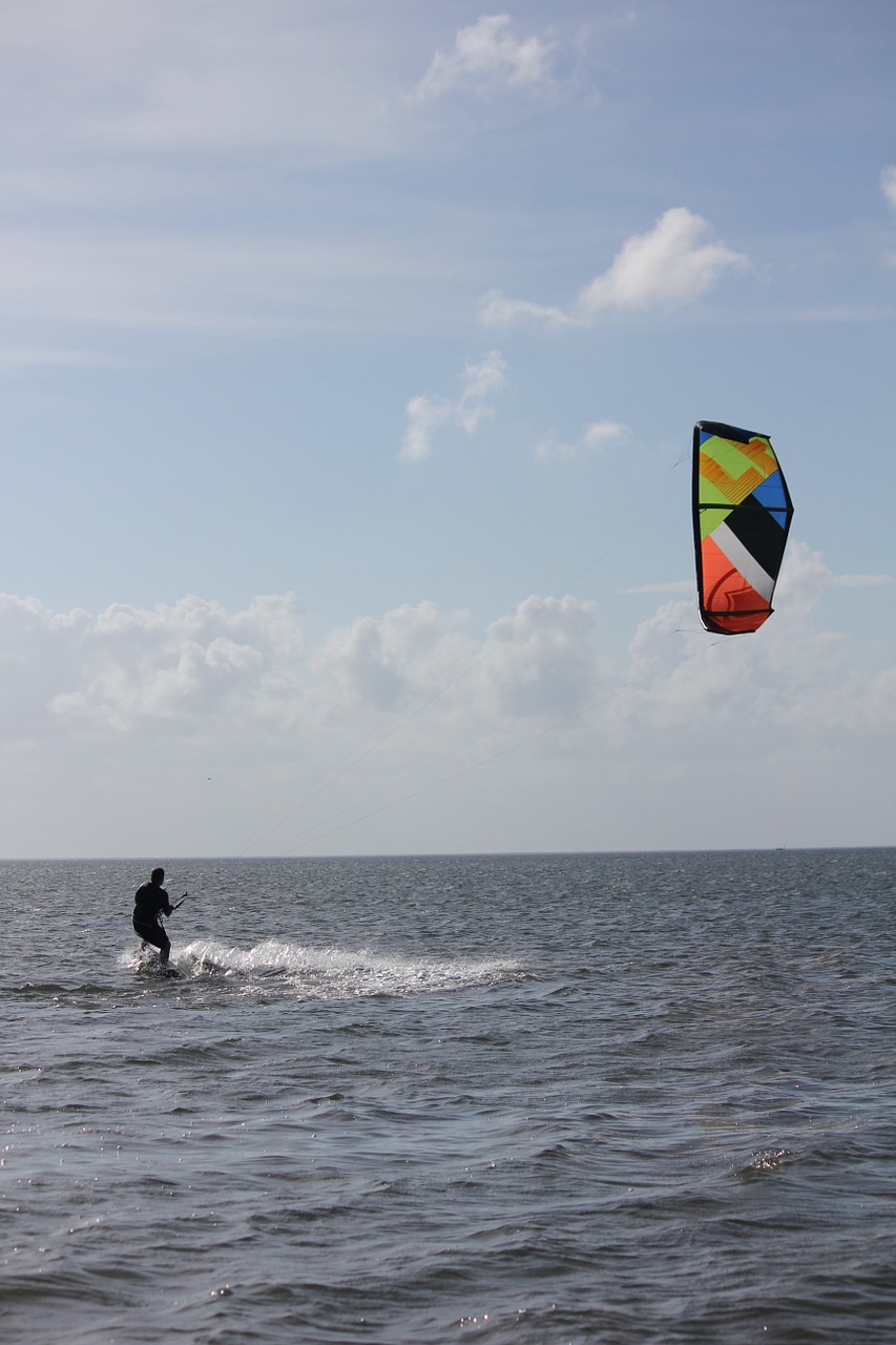 kitesurf kite wind free photo