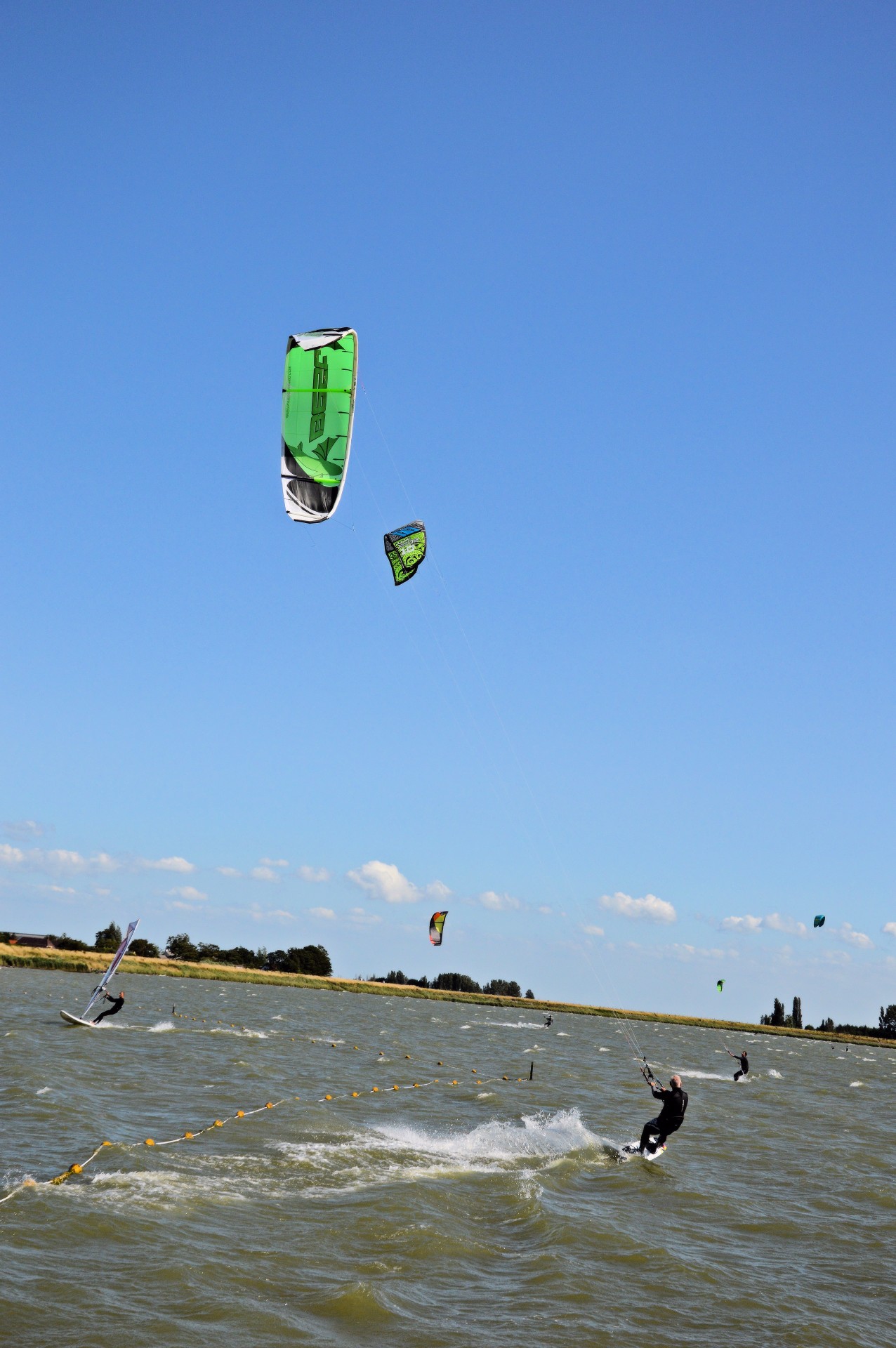 kite surfing windsurfing surfing free photo