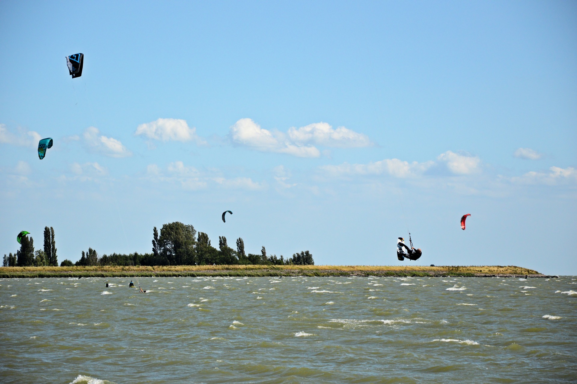 kite surfing windsurfing surfing free photo