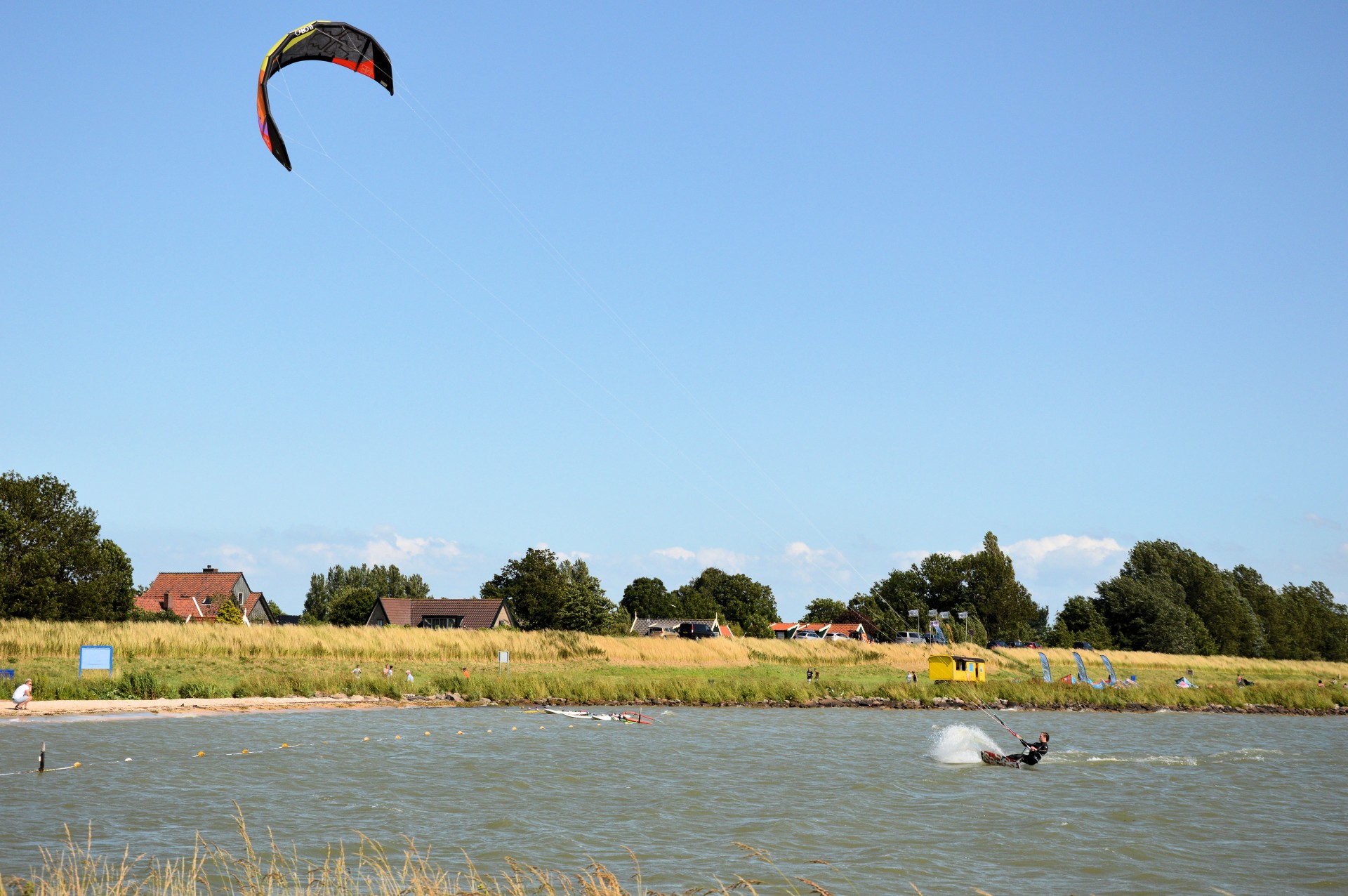 kite surfing windsurfing surfing free photo