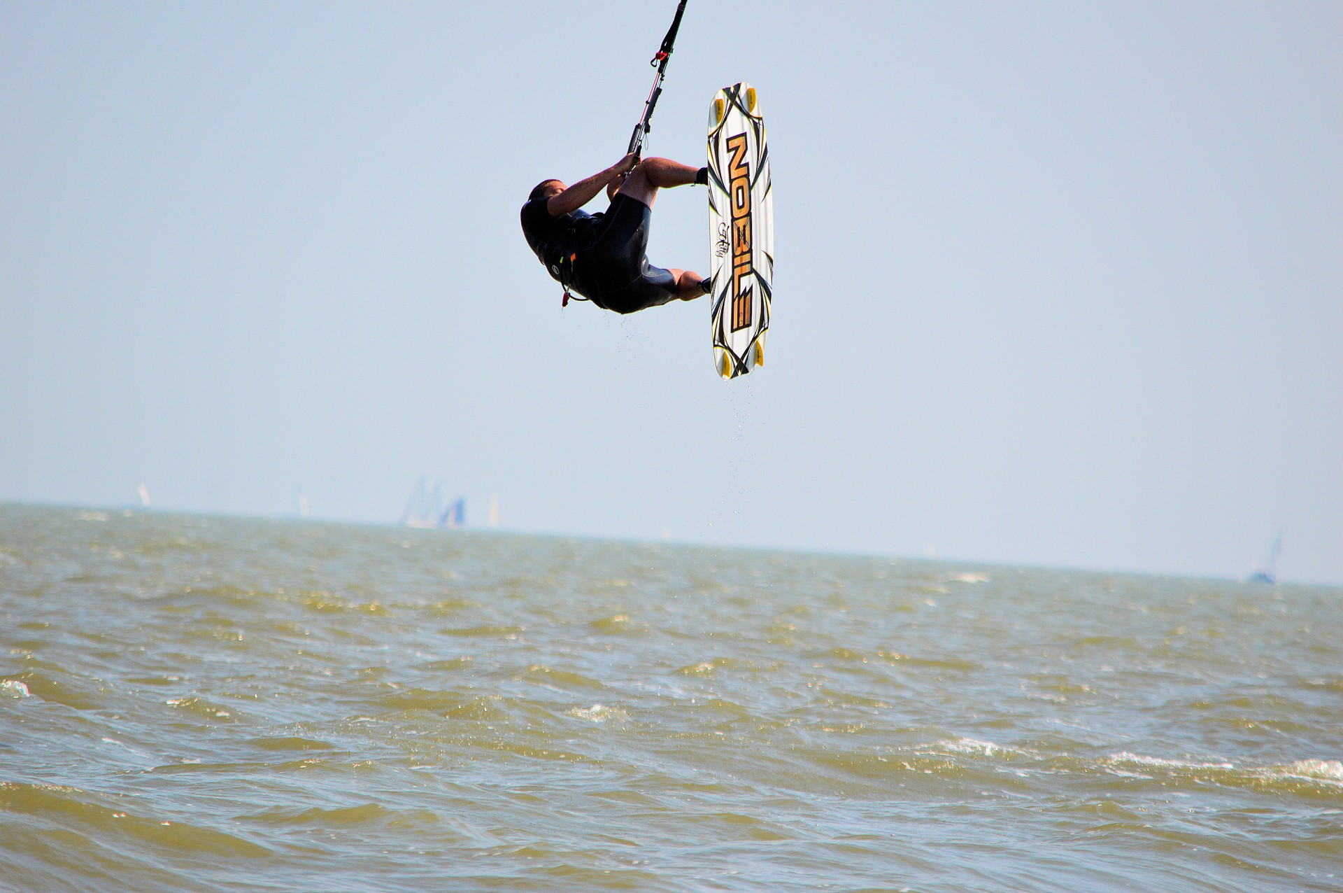 kitesurfing windsurfing surfing free photo