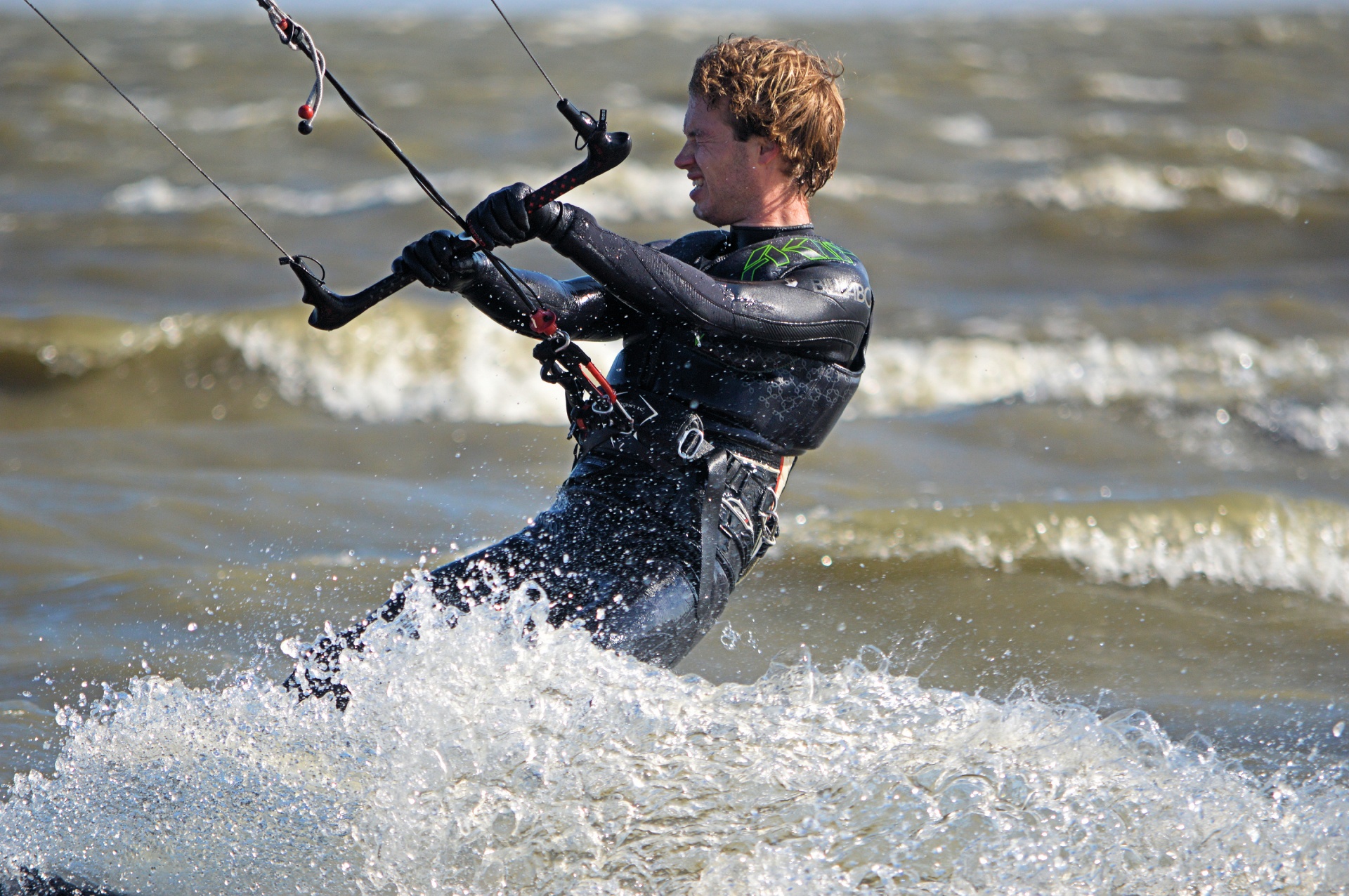 kitesurfing windsurfing surfing free photo