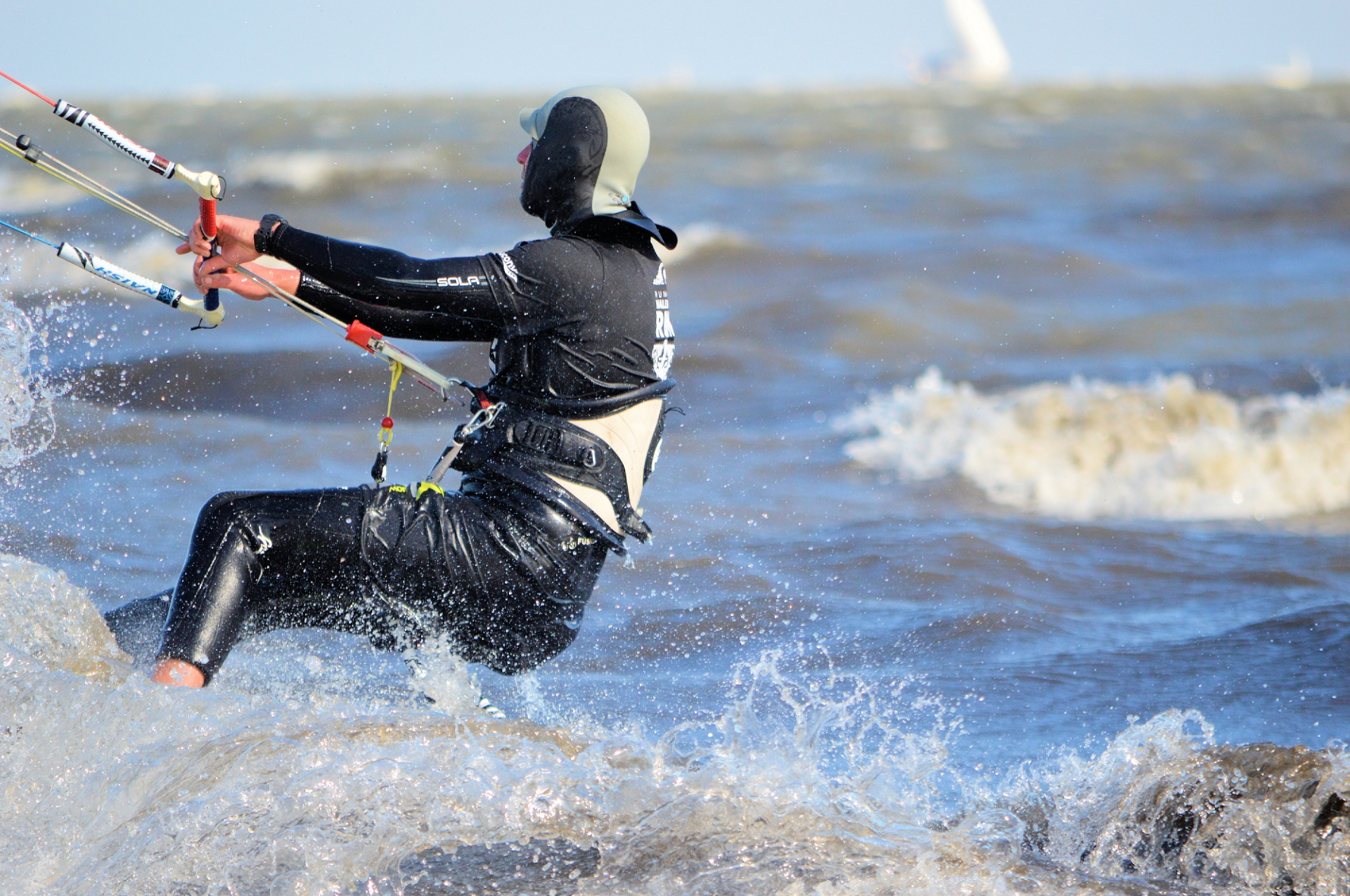 kitesurfing windsurfing surfing free photo