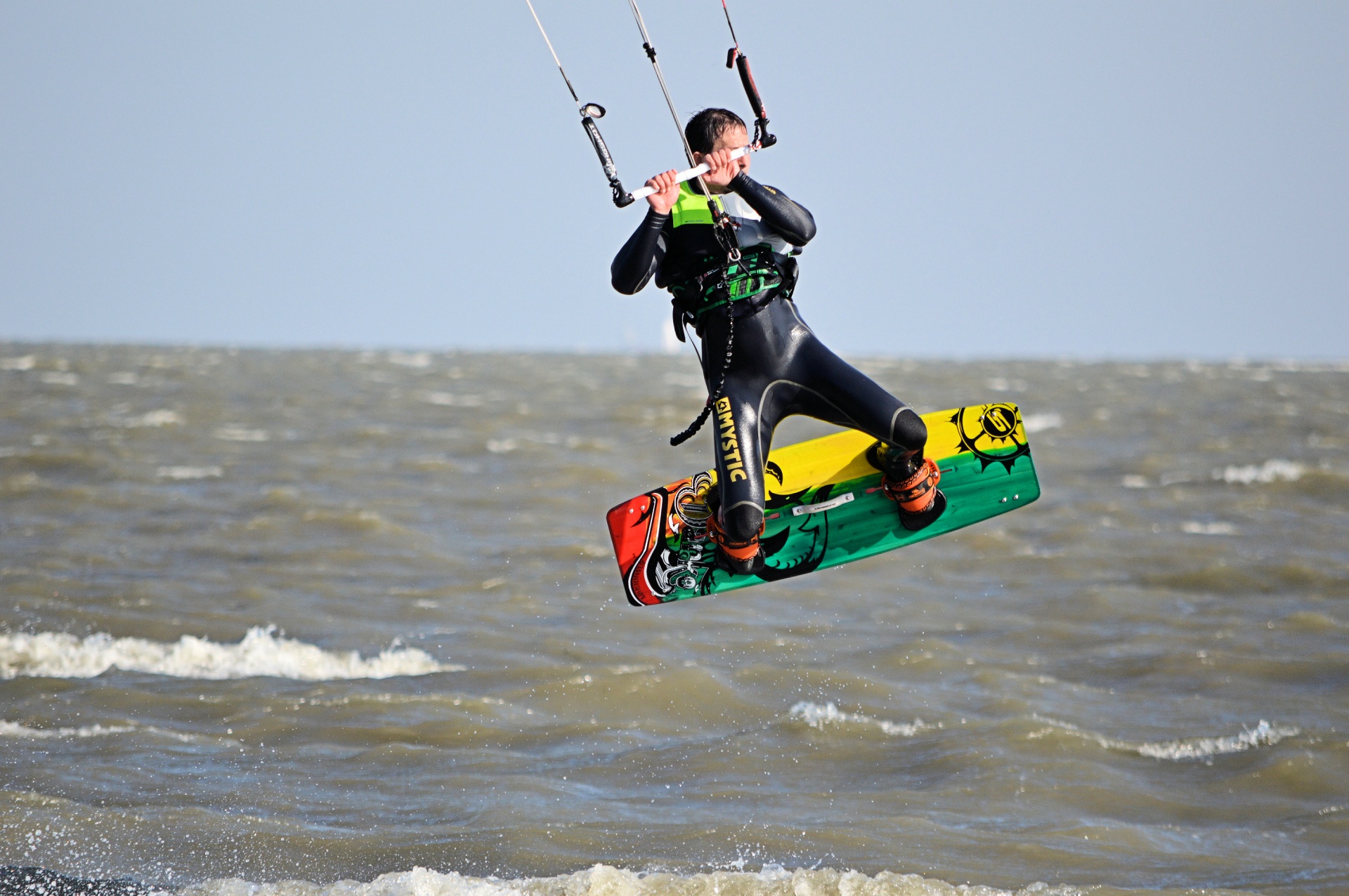 kitesurfing windsurfing surfing free photo