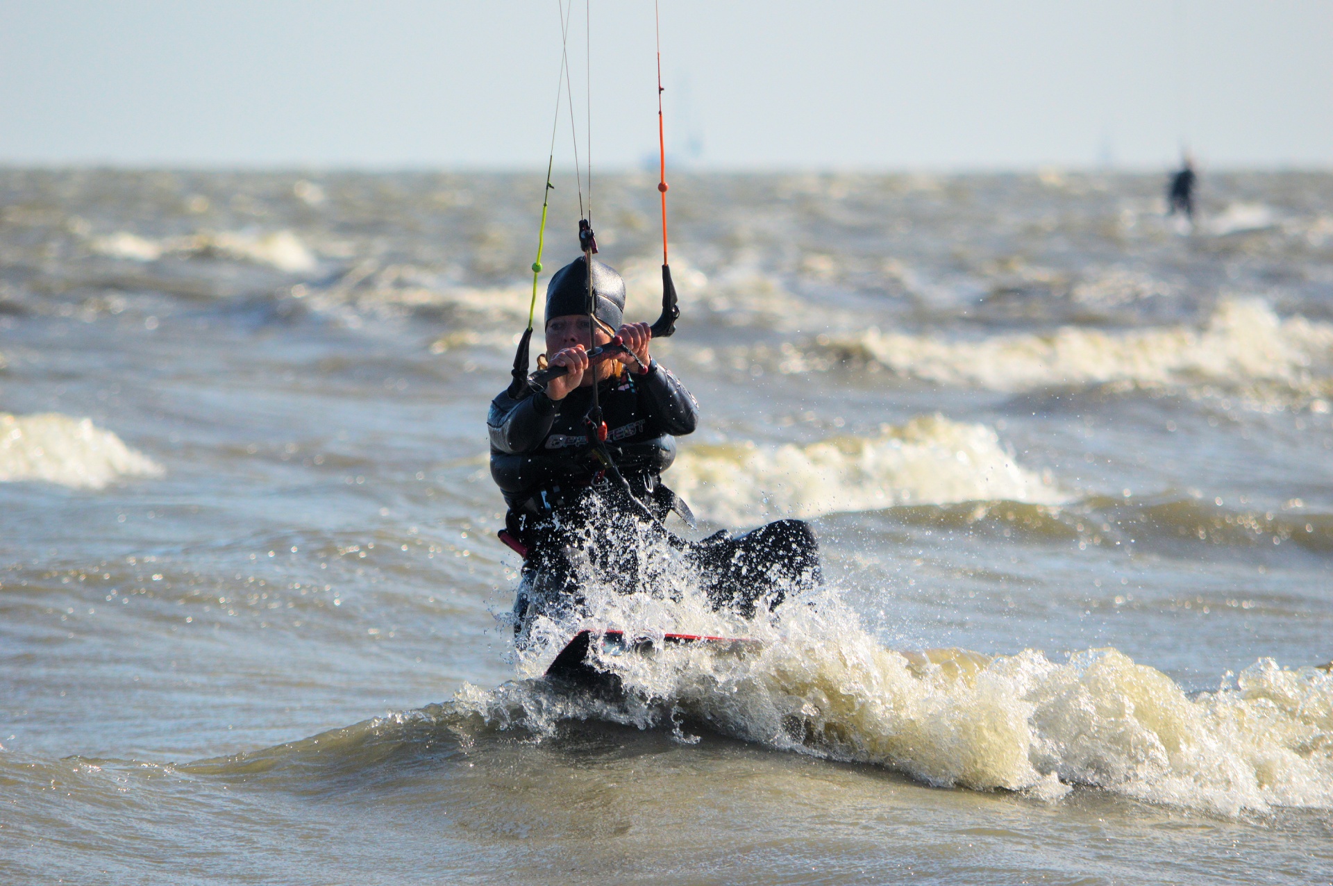 kitesurfing windsurfing surfing free photo