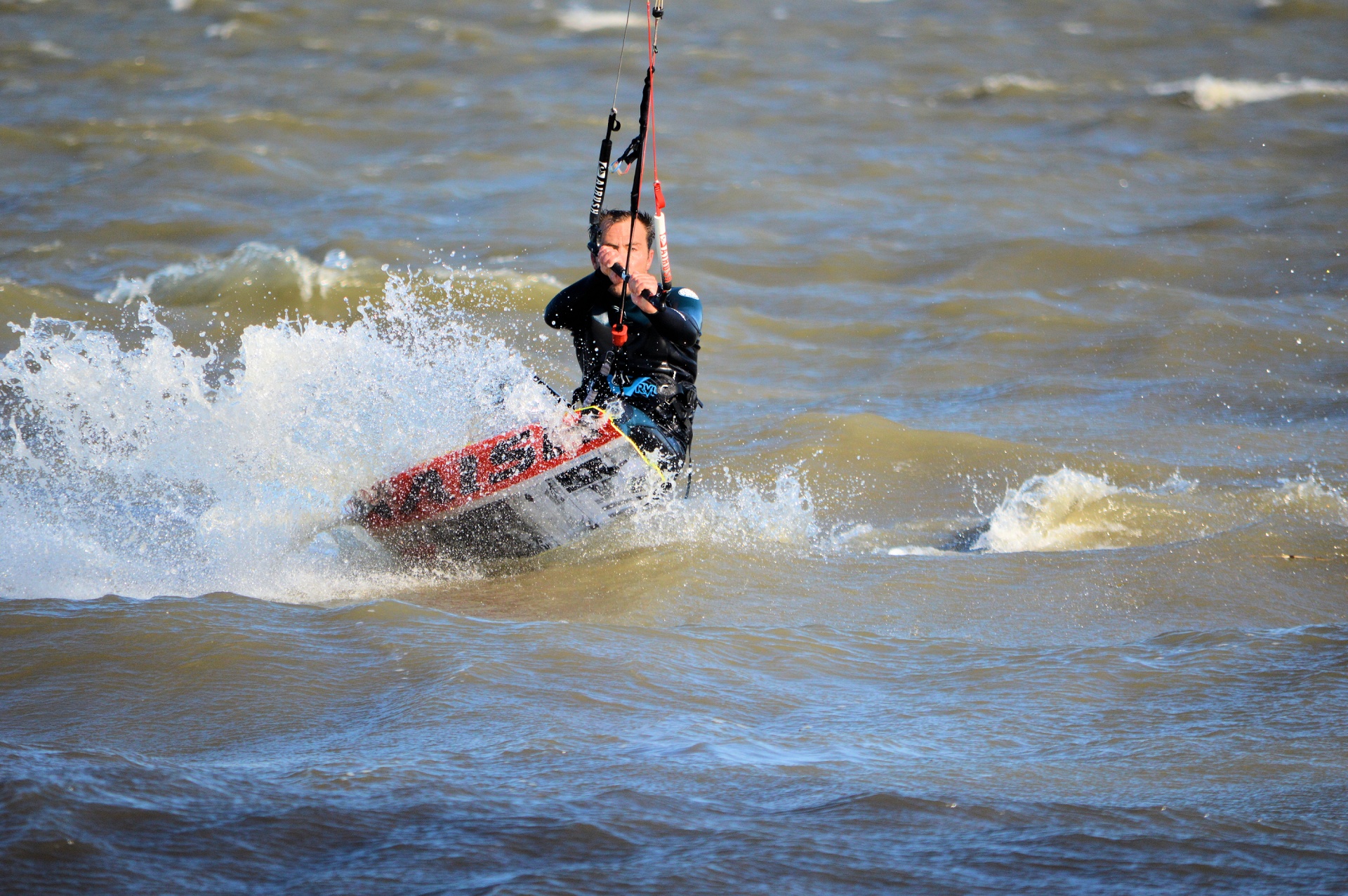 kitesurfing windsurfing surfing free photo