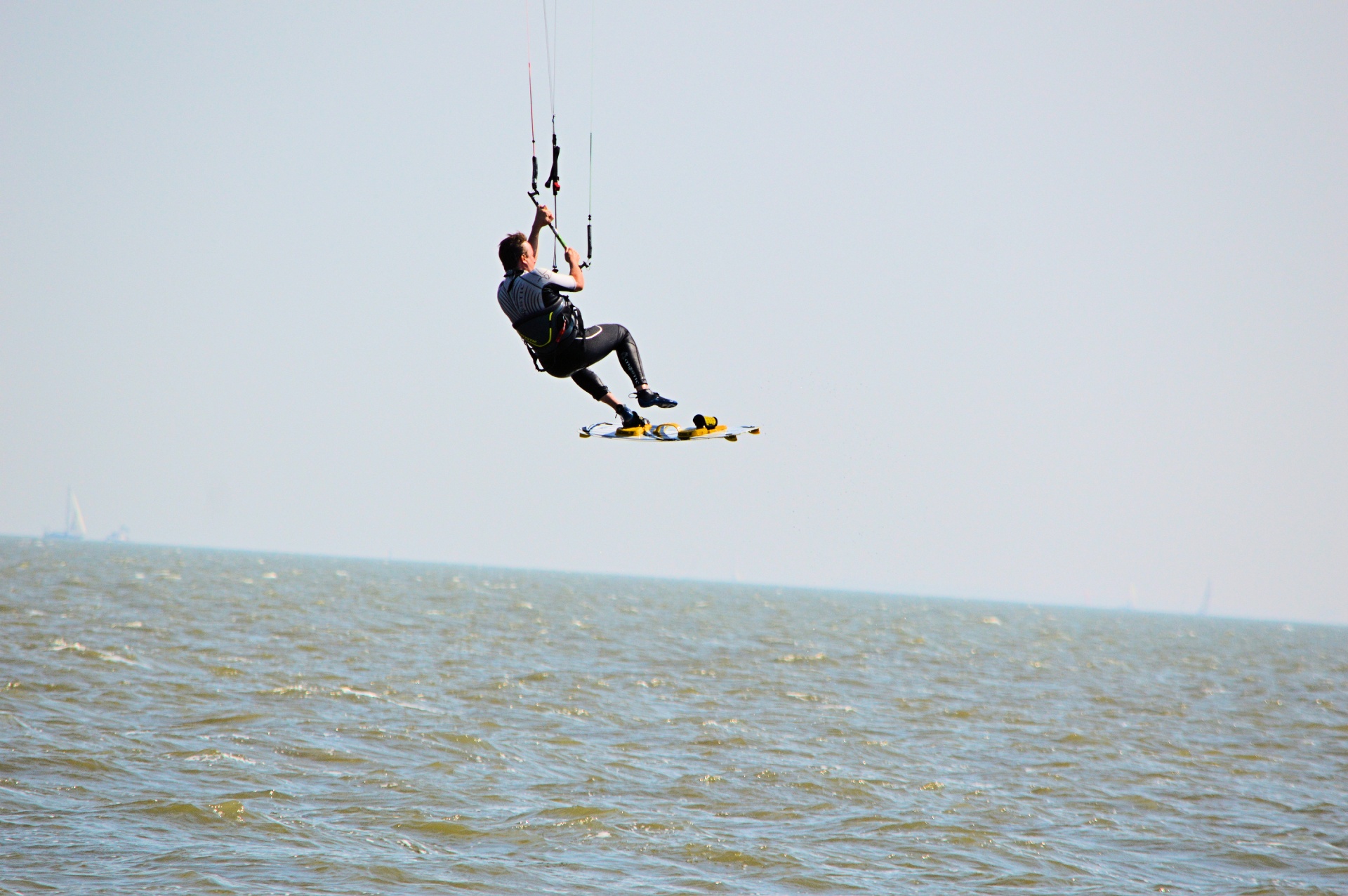 kitesurfing windsurfing surfing free photo