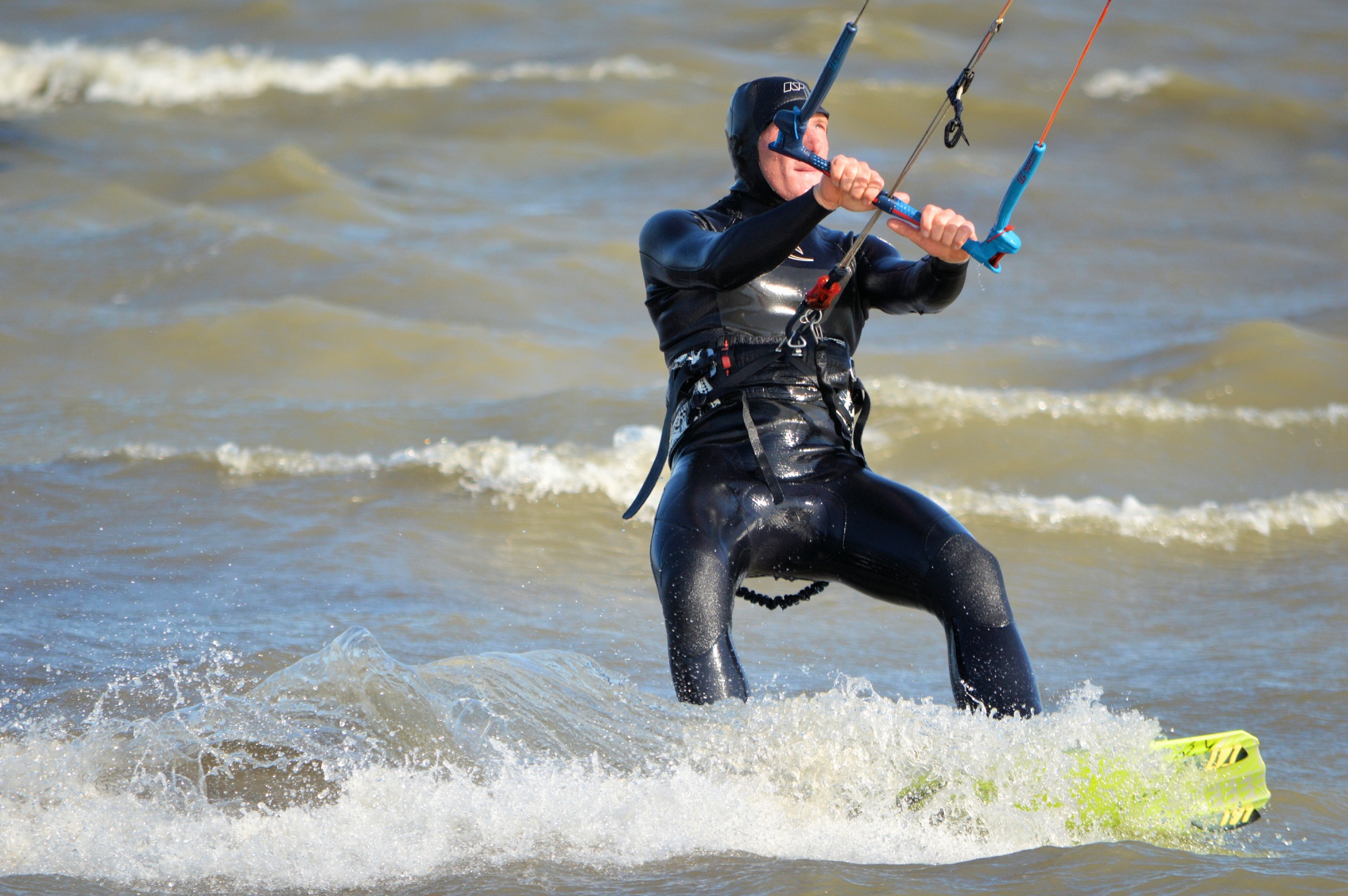 kitesurfing windsurfing surfing free photo