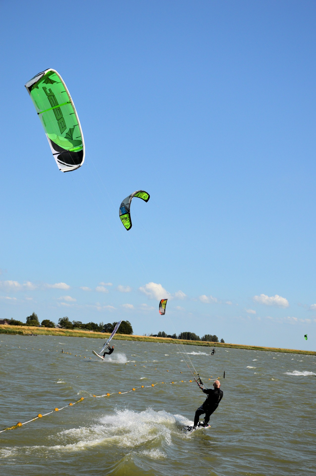 kite surfing windsurfing surfing free photo