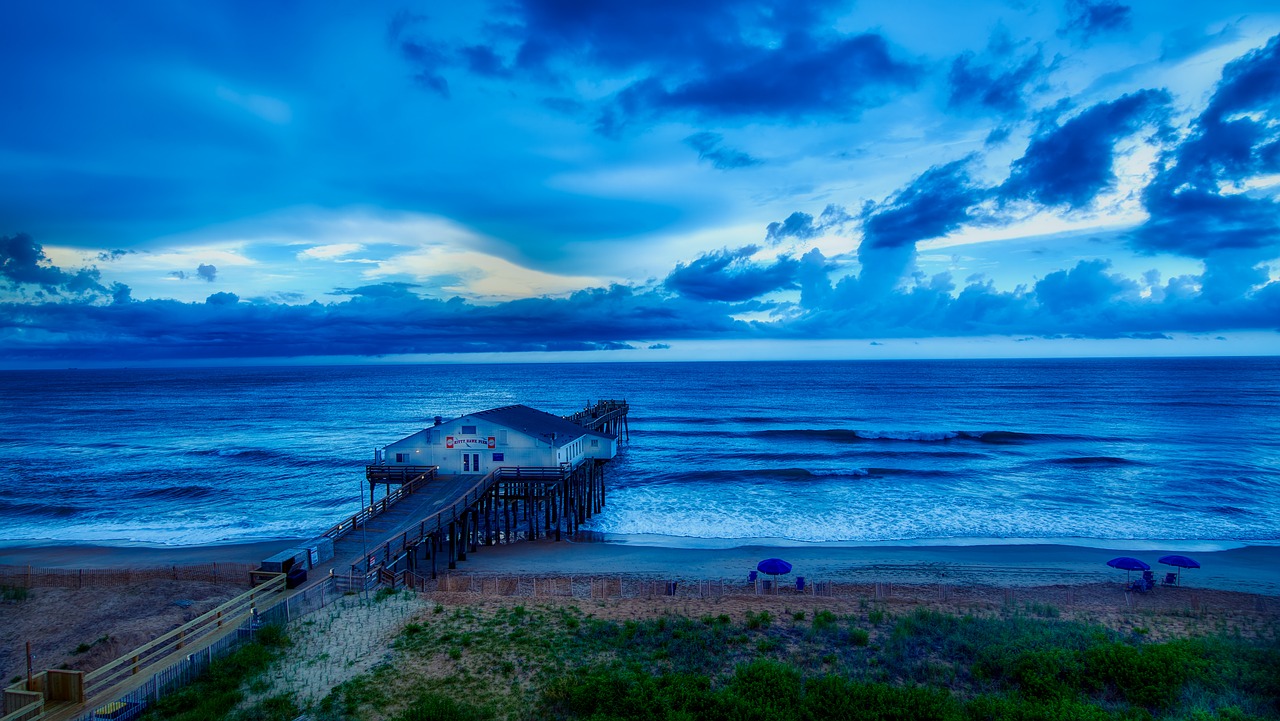 kitty hawk  north carolina  pier free photo