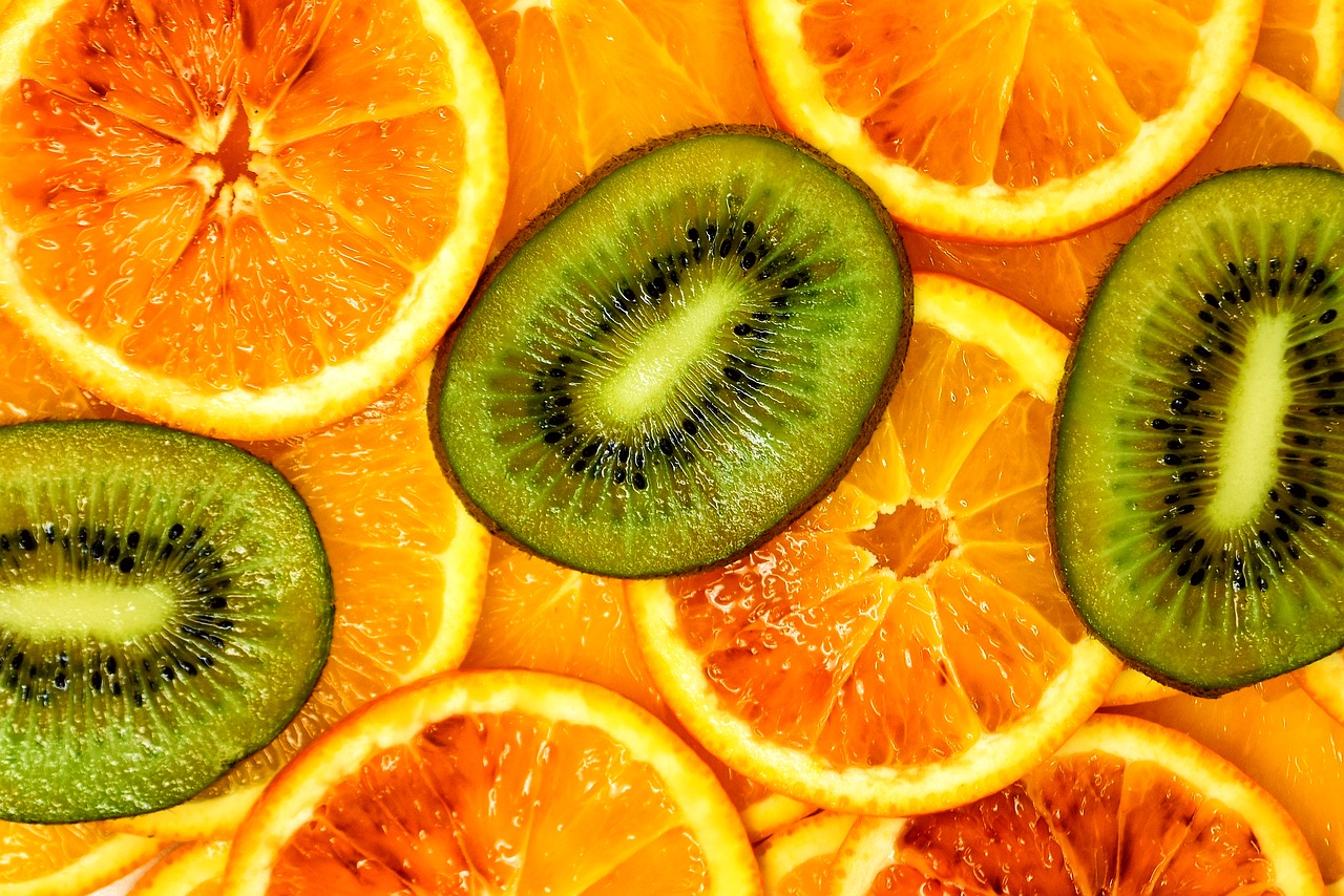 kiwi  oranges  blood oranges free photo