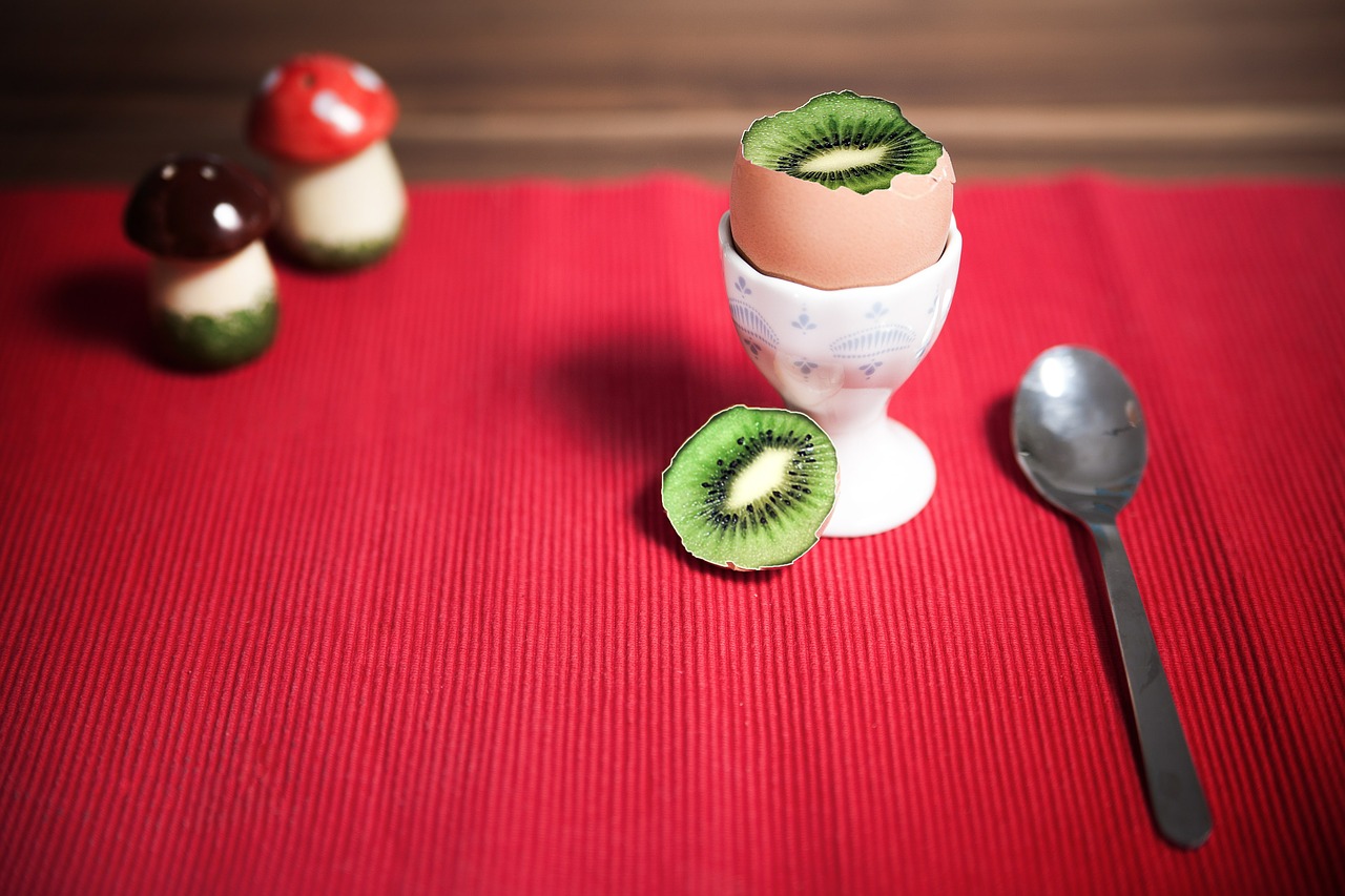 kiwi cup egg cups free photo