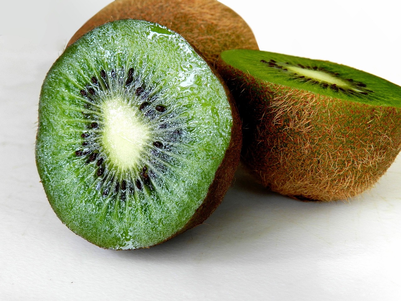 kiwi fruit slices fresh free photo