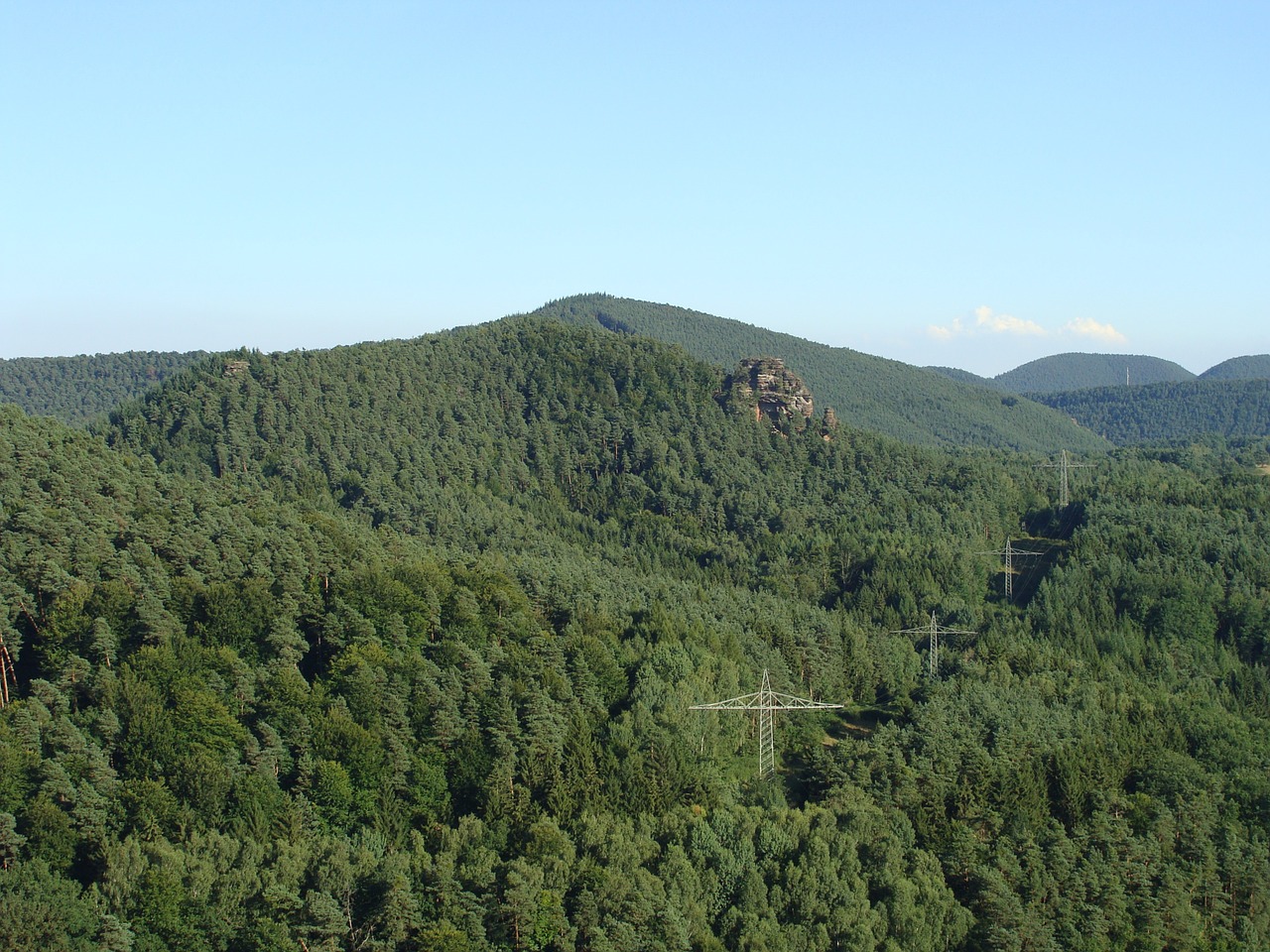 kleiner rauhberg palatinate forest hill free photo