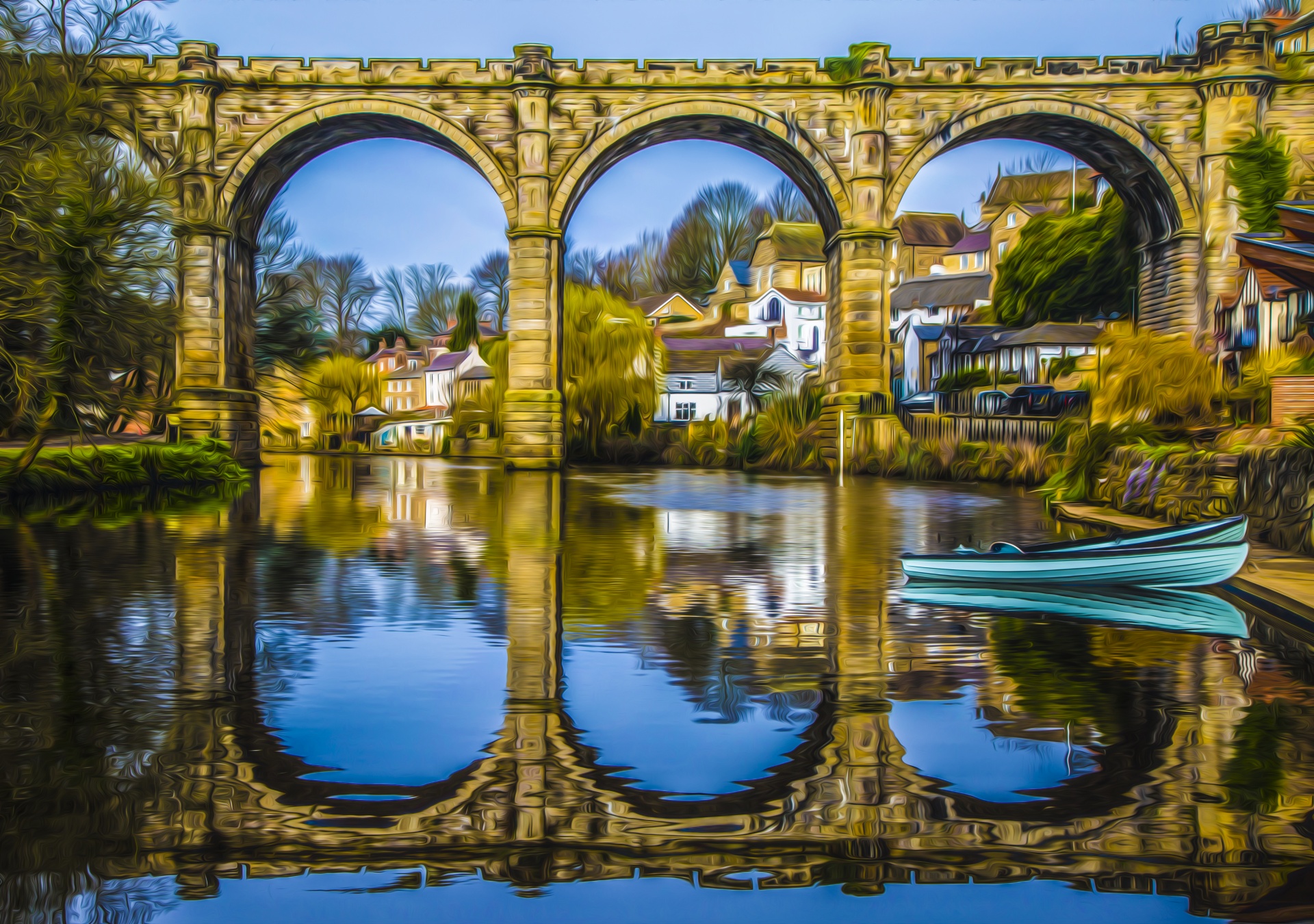 knaresborough town england free photo