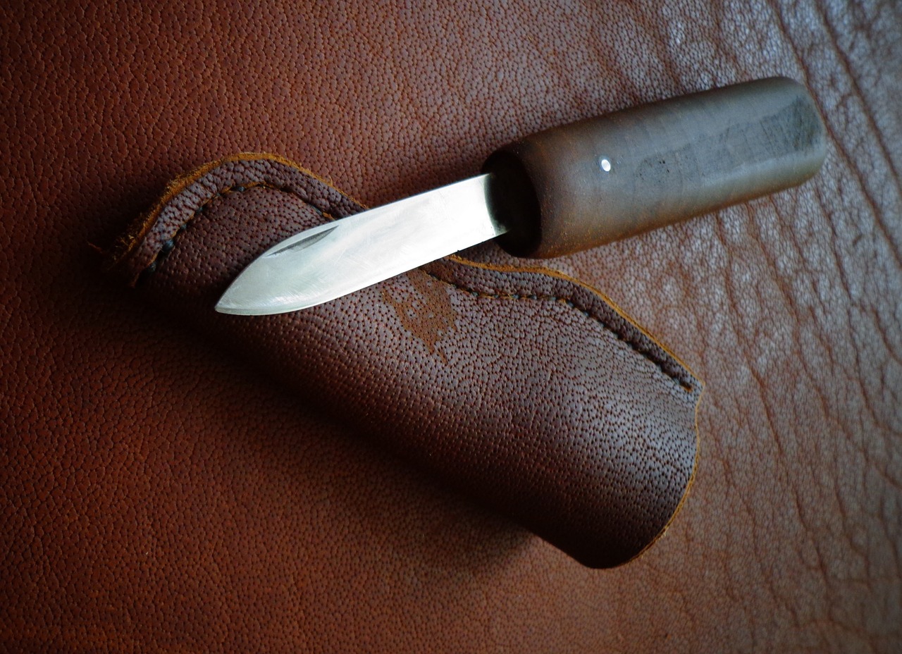 knife leather victorinox free photo