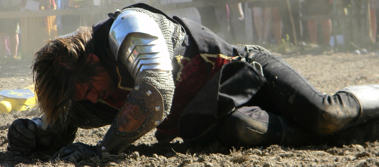 knight beaten medieval free photo