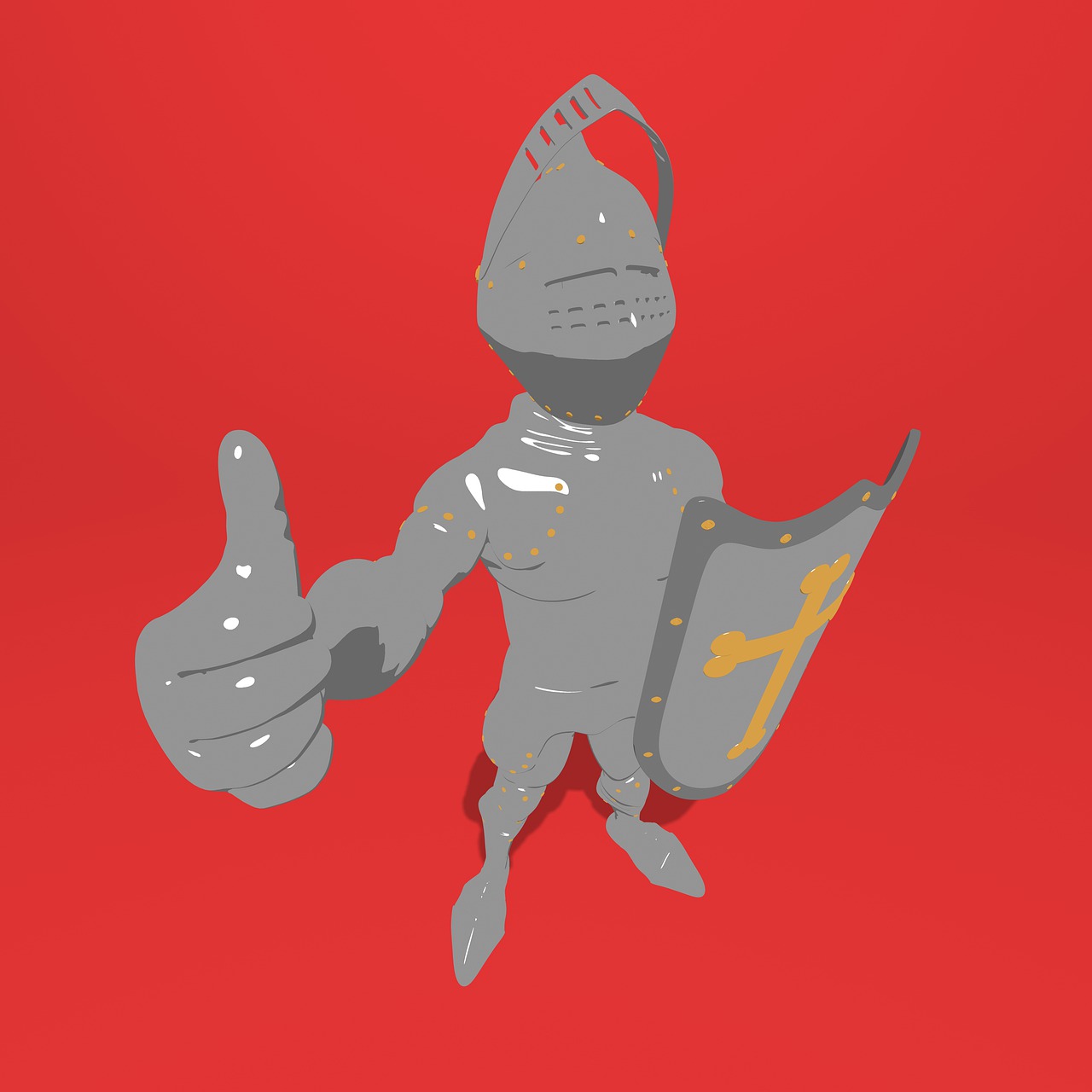 knight  3d  medieval free photo