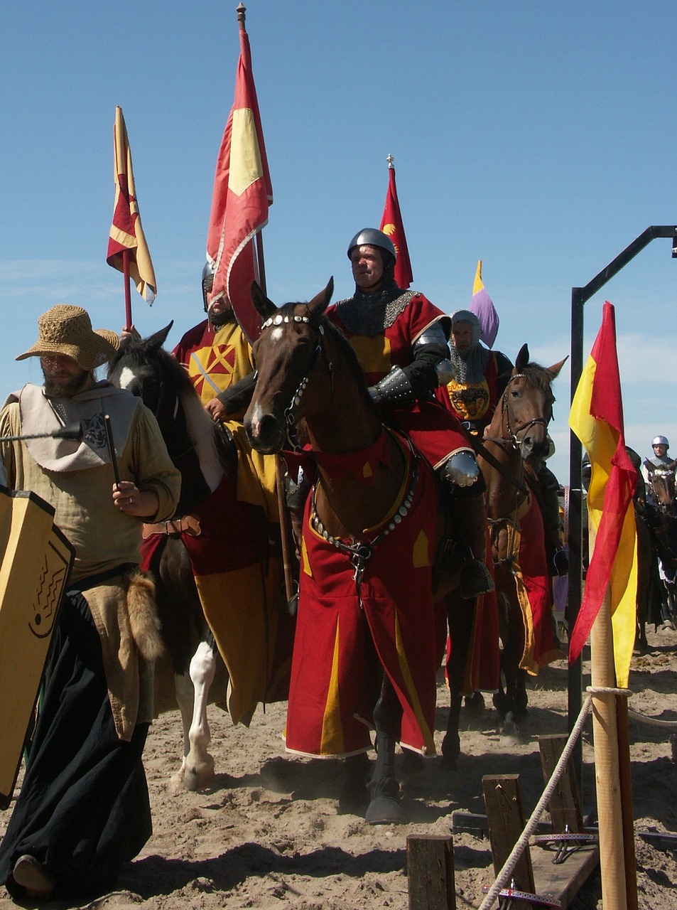 knights horse parade free photo