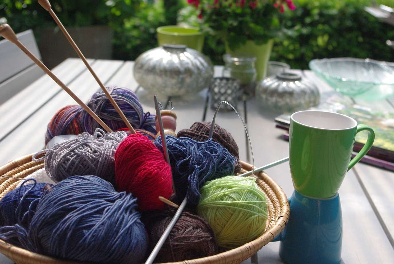knit coffee break wool free photo