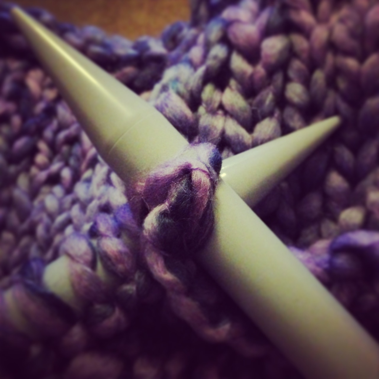 knitted knitting needles free photo