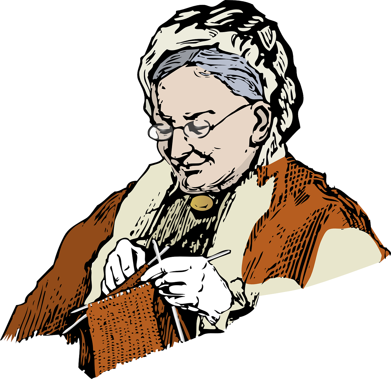 Knitting,elderly,grandmother,person,woman free image from