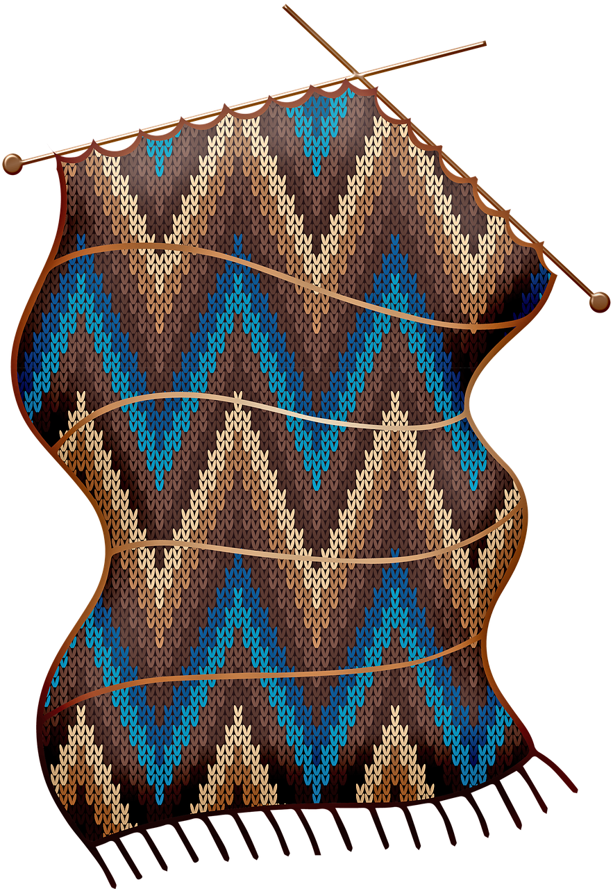 knitting  crochet  zig zag pattern free photo