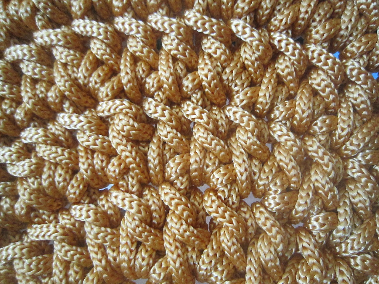 knitting pattern in a circle free photo